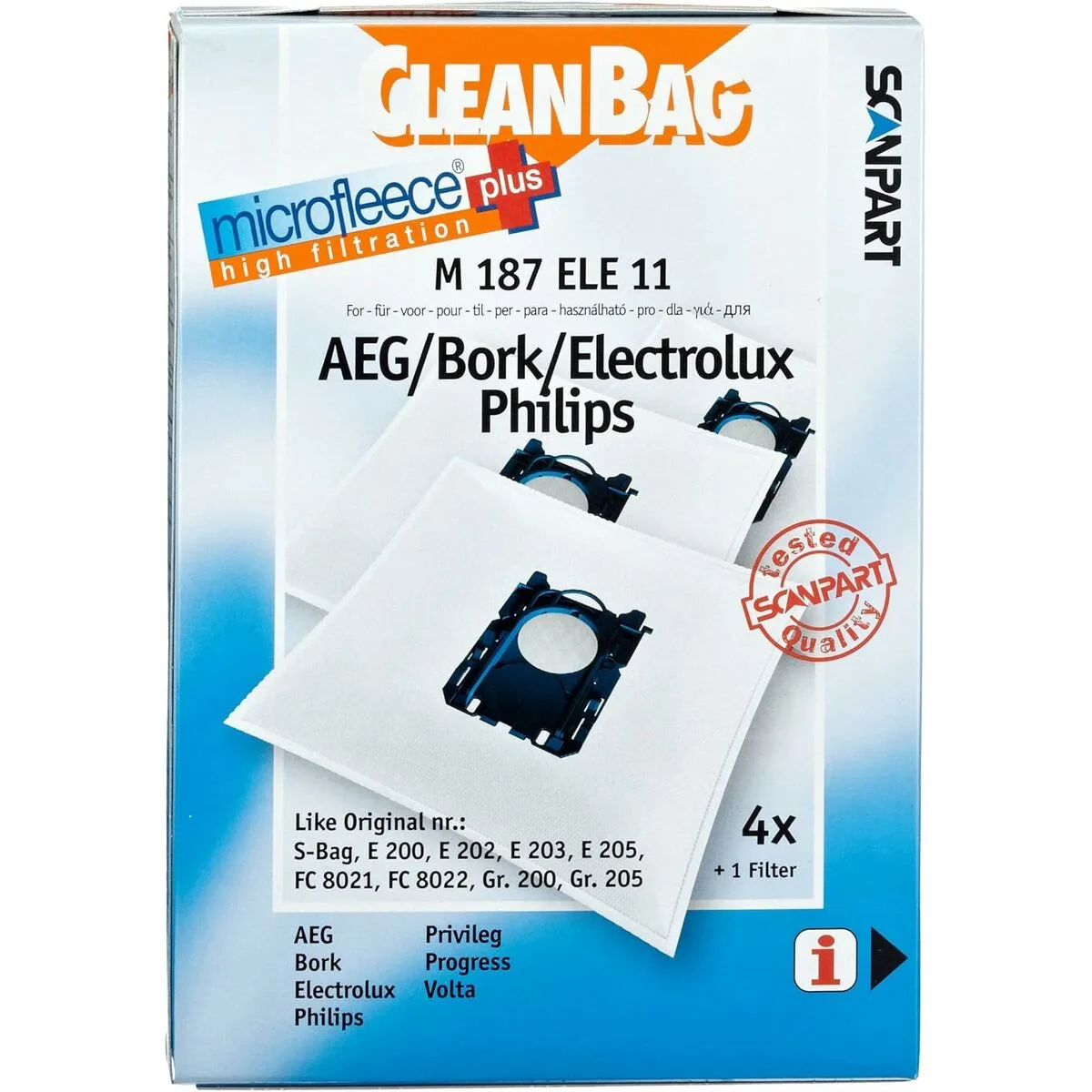 Sac de rechange pour aspirateur scanpart m 187 ele11 s046226389. Votre vie, simplifiée et stylisée par Diaytar et sa collection de produits essentiels et innovants