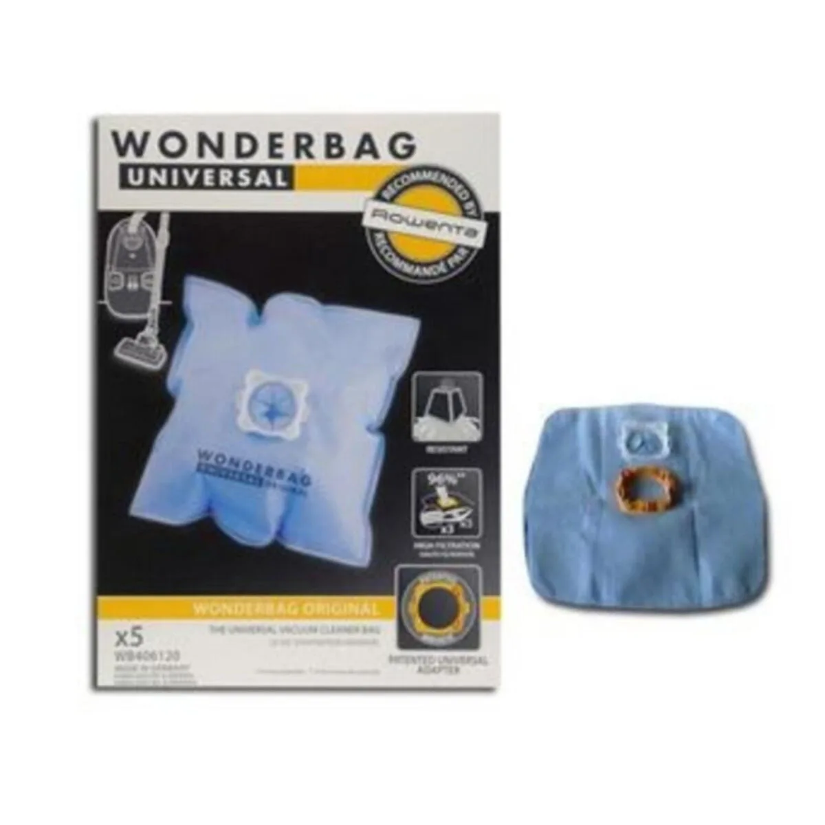 Sac de rechange universel pour aspirateur rowenta wb406120 6 l 5 uds s041211110. Chez Diaytar, la tendance n'est pas qu'une question d'apparence, c'est une question de fonctionnalité et d'innovation