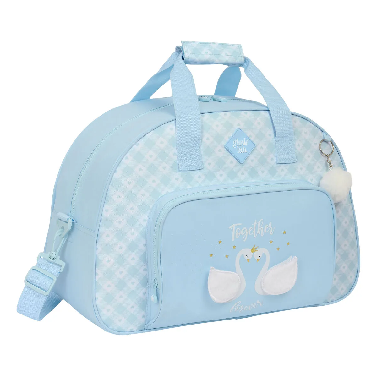 Sac de sport glow lab cisnes bleu clair 48 x 33 x 21 cm s430988665. Diaytar, c'est la promesse de découvrir au moins un produit qui vous fera dire 'Mais où était-il donc tout ce temps ?'.