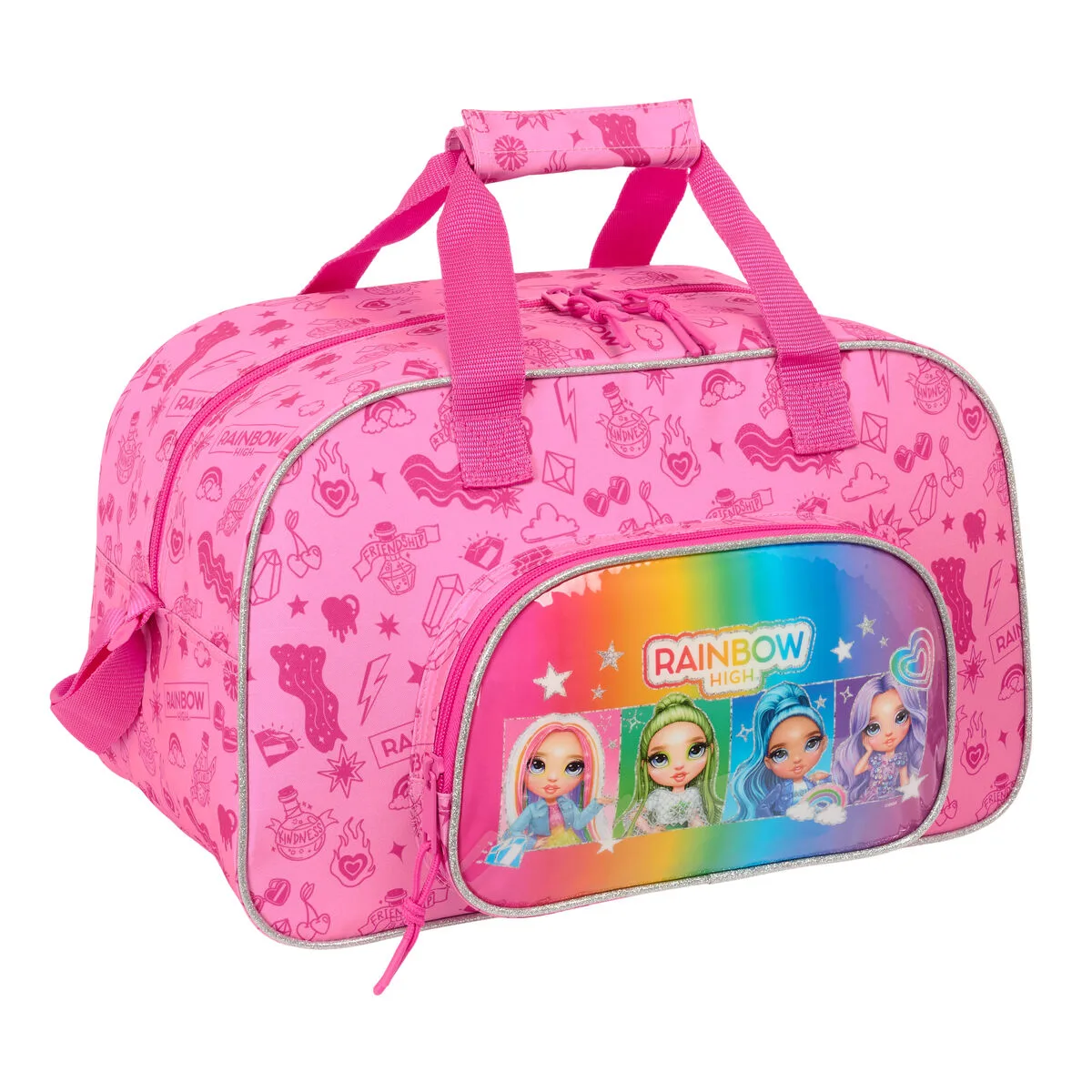 Sac de sport rainbow high shine multicouleur 40 x 24 x 23 cm s431153544. Bienvenue dans l'ère du shopping conscient. Diaytar privilégie des produits avec une éthique et un impact positif.