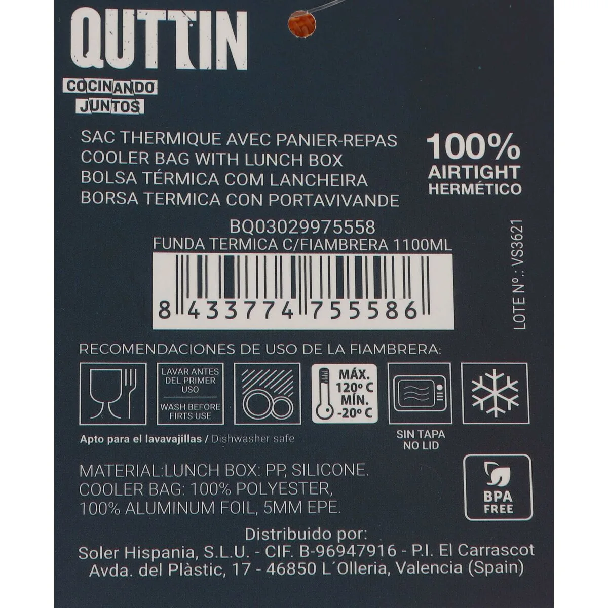 Sac thermique quttin boite a lunch 22 x 22 x 8 cm s221550937. Bienvenue sur Diaytar, la plateforme qui réconcilie l'âme de la boutique de quartier avec la puissance du digital.