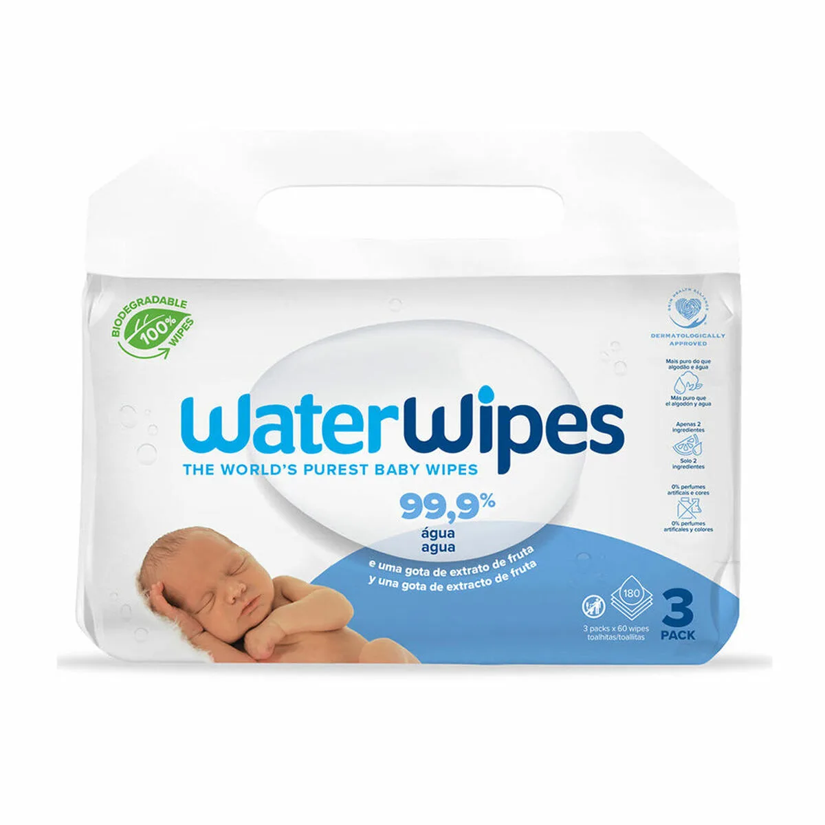 Sachets lingettes nettoyantes steriles pack waterwipes 180 unites s0510989626. Diaytar a fait le pari de la transparence : nous vous disons tout sur l'origine et la conception de nos produits.