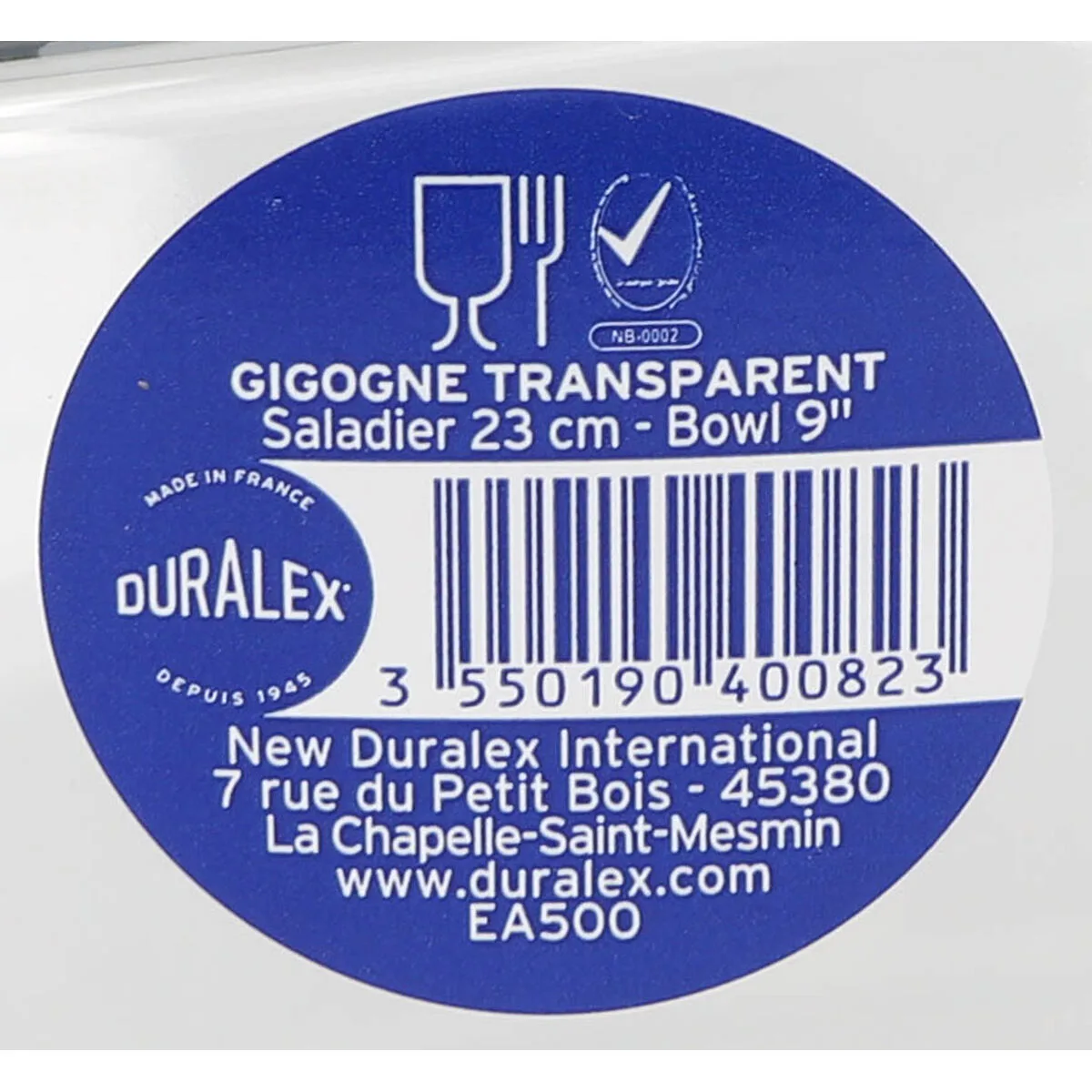 Saladier duralex lys transparent o 23 cm 2 4 l 12 unites s223321195. Diaytar, une vision du shopping en ligne où chaque catégorie de produits, de la high-tech au généraliste, est traitée avec excellence