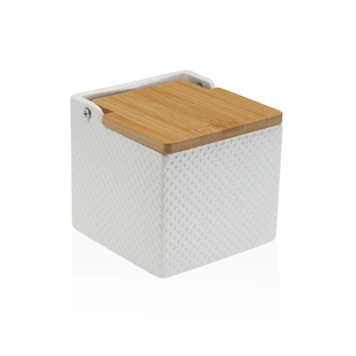 Saliere avec couvercle versa blanc ceramique bambou dolomite 11 x 11 x 11 cm s341893470. Diaytar réinvente votre quotidien avec des objets déco pleins de charme.