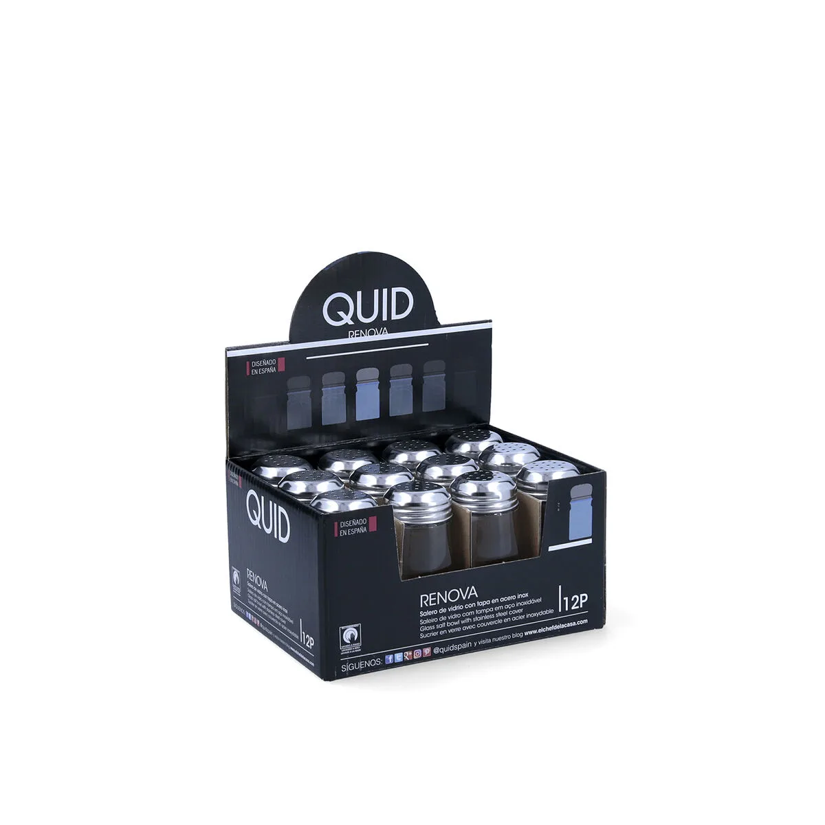 Saliere quid renova 75 ml transparent verre 4 5 x 4 5 x 9 cm 12 unites pack 12x s270542771. Nous avons conçu Diaytar pour être intuitif, comme vos produits préférés. Simple, efficace, et terriblement séduisant.