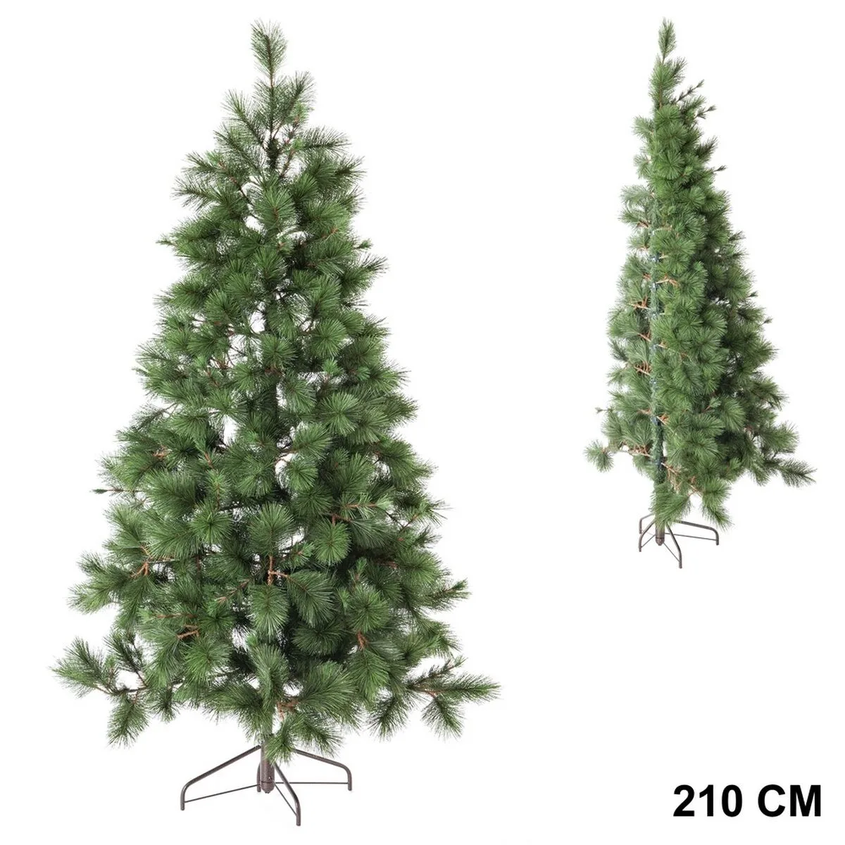 Sapin de noel vert pvc metal polyethylene 120 x 120 x 210 cm s880666516. Diaytar, une destination où l'on vient pour un produit précis et où l'on reste pour l'étendue et la qualité de l'offre