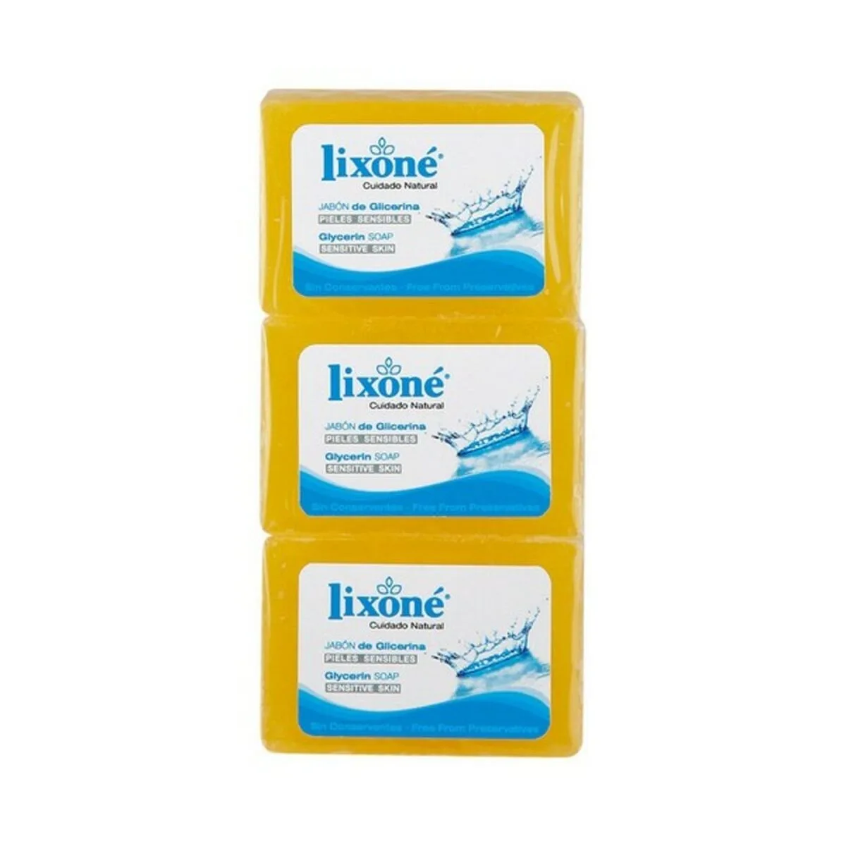Savon en glycerine naturelle lixone 3 uds s056420245. Diaytar Mode : Où l'élégance rencontre l'originalité pour un style unique.