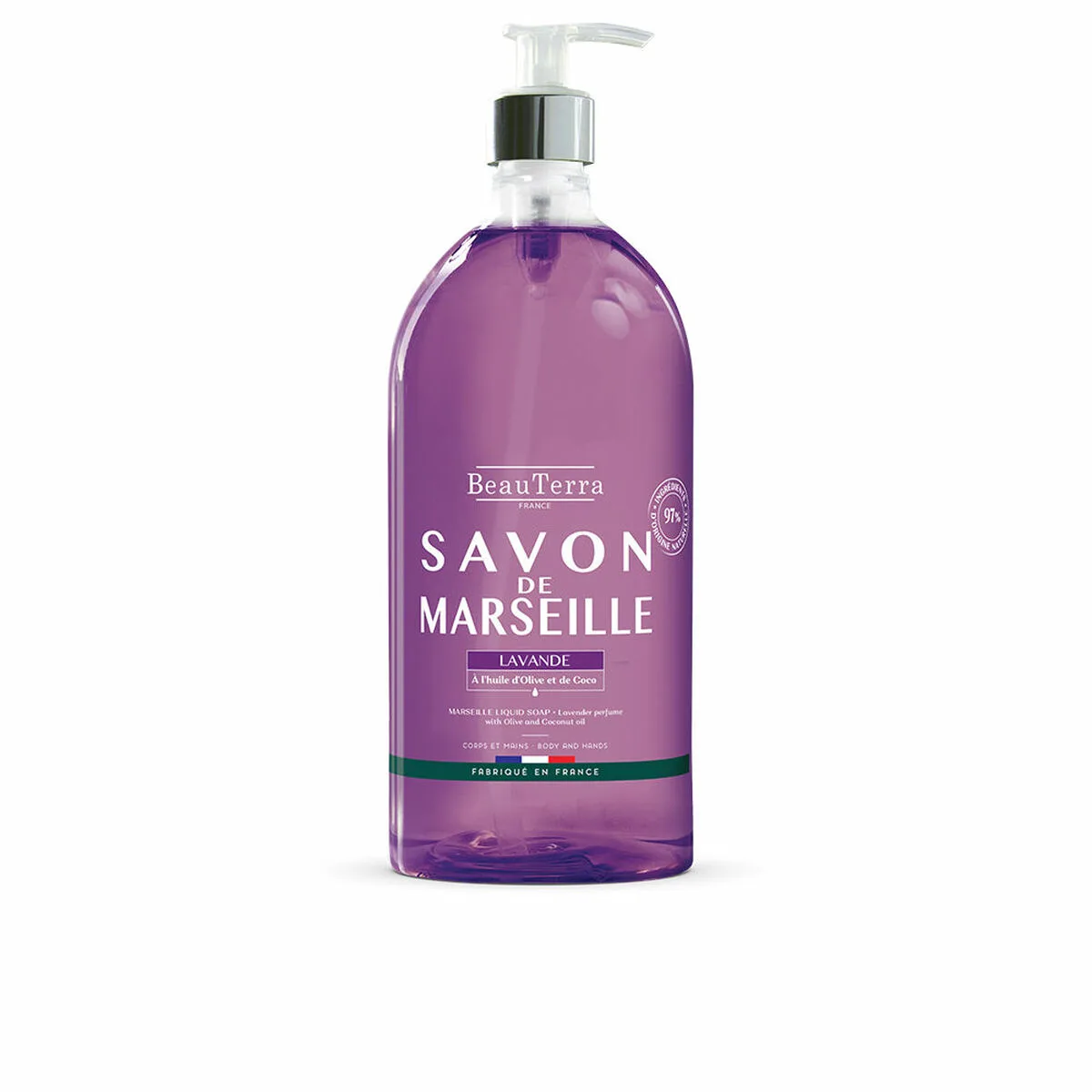 Savon liquide beauterra marseille mains universel lavande 1 l s0511266887. Diaytar vous propose une sélection pointue de produits électroniques innovants et d'articles maison qui transforment votre quotidien