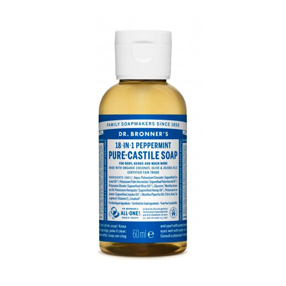 Savon liquide dr bronner s 18 in 1 peppermint 60 ml m011594894. Explorez la galerie virtuelle Diaytar et laissez-vous séduire par nos produits généraux tendance et nos inventions électroniques exclusives