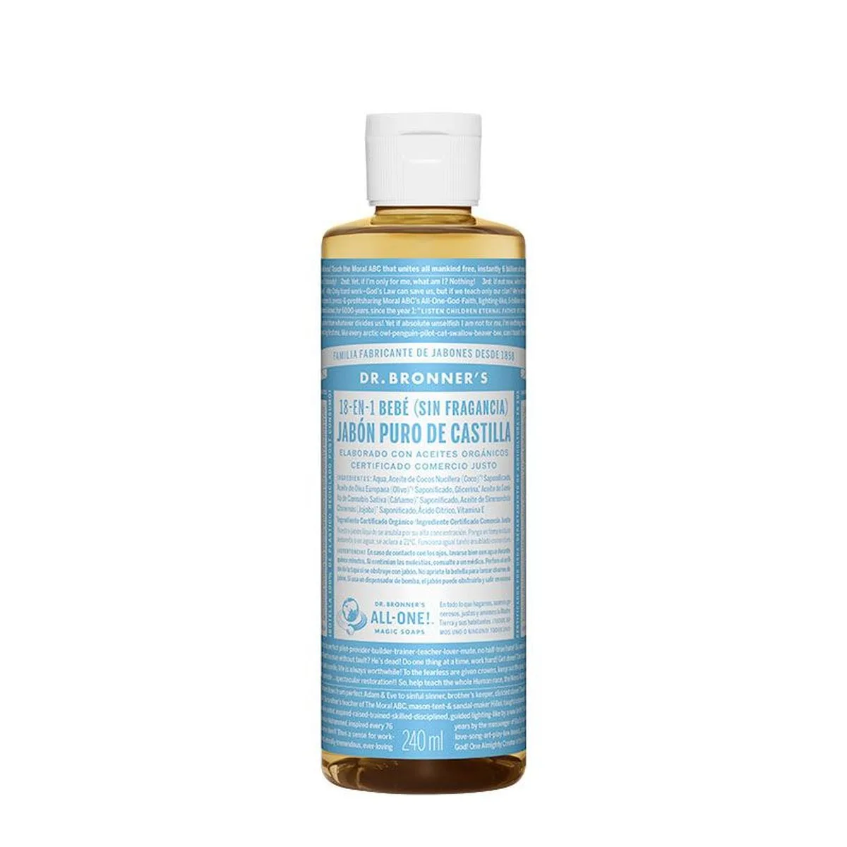 Savon liquide dr bronner s 240 ml neutre m011595439. La promesse Diaytar : une sélection rigoureuse de produits généraux où la tendance et la durabilité vont de pair