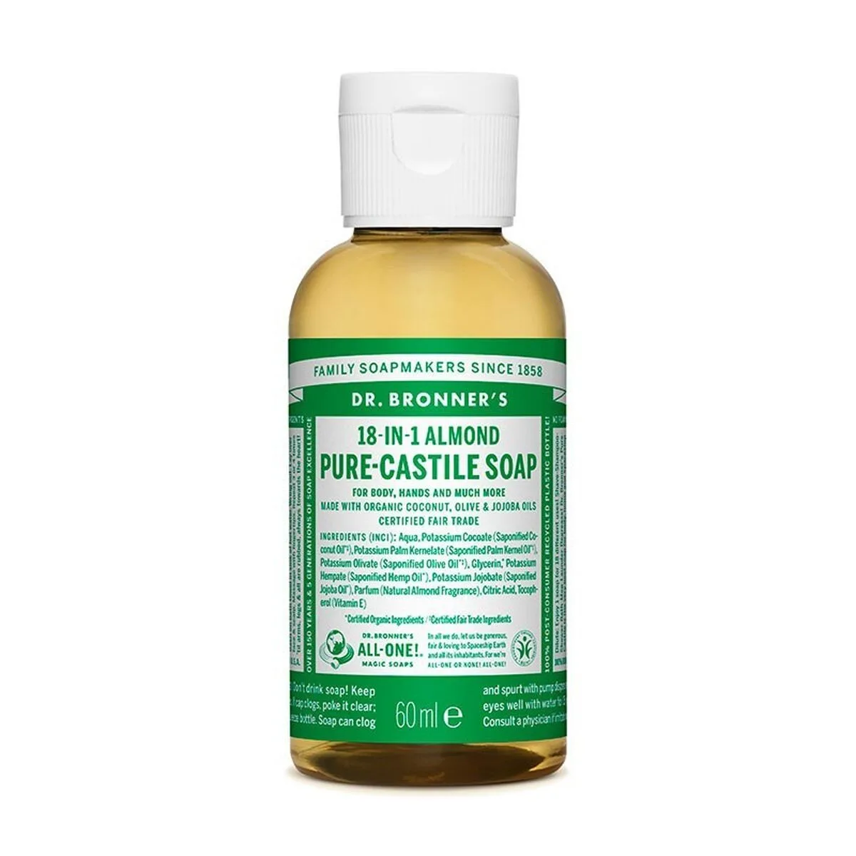 Savon liquide dr bronner s 60 ml amandes m011595039. Diaytar, le partenaire de ceux qui veulent une vie mieux équipée, mieux designée et plus connectée, tout simplement.Diaytar : Le laboratoire des tendances où naissent vos futurs produits préférés, des essentiels aux plus innovants.