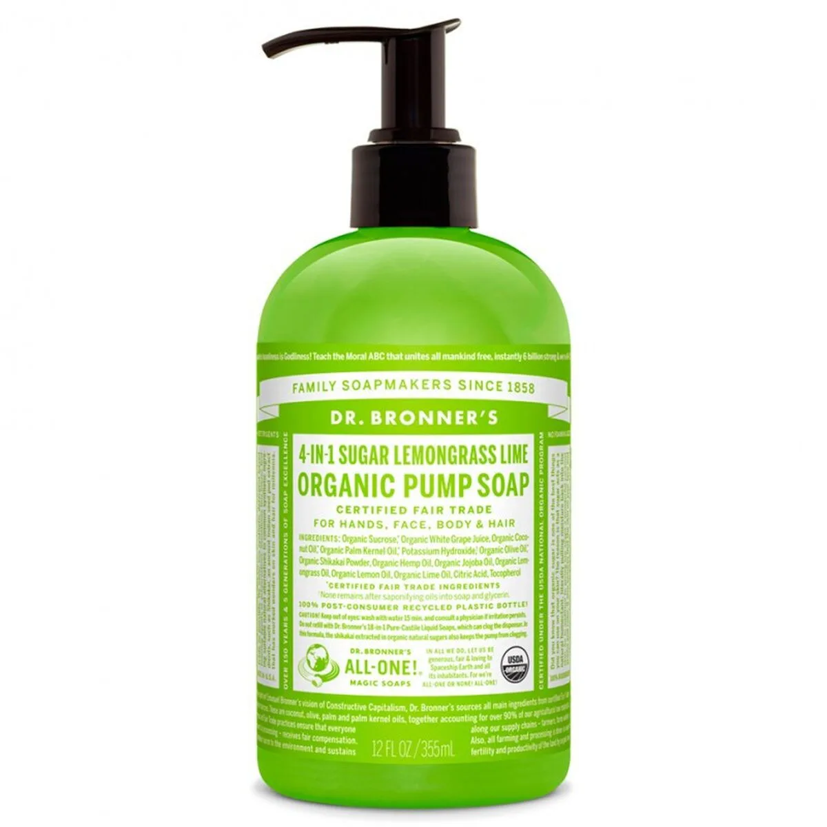 Savon pour les mains dr bronner s 4 in 1 lemongrass lime 355 ml m011597291. Bienvenue chez Diaytar - Votre destination shopping pour tous vos besoins du quotidien !