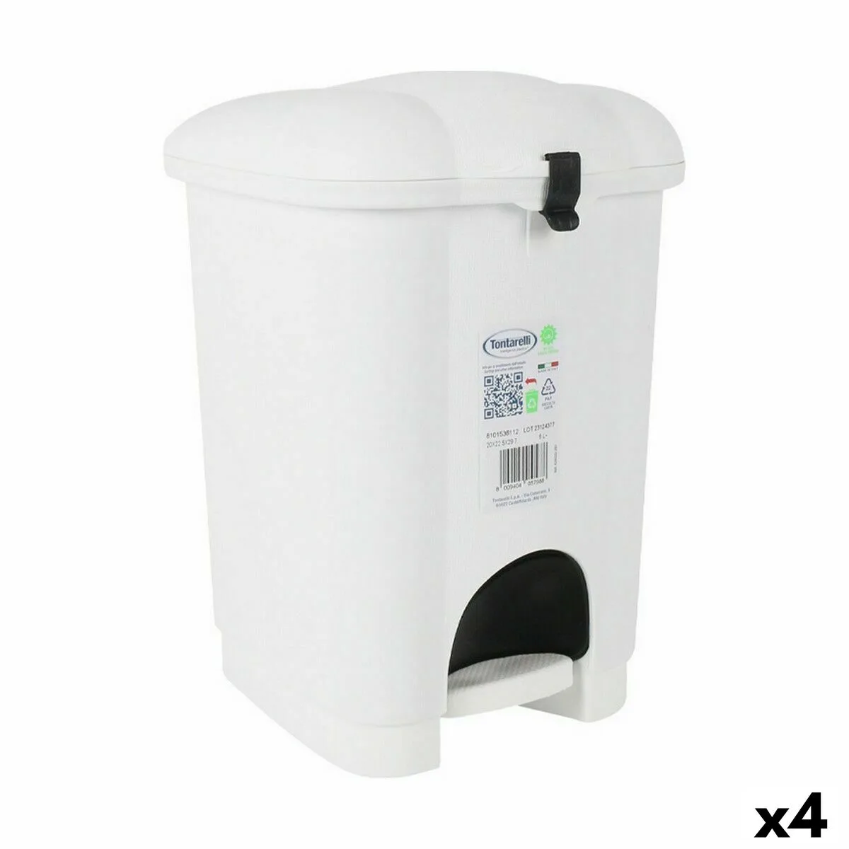 Seau a dechets avec pedale tontarelli carolina 6 l blanc 20 x 22 5 x 29 7 cm 4 unites s223190558. Diaytar, le reflect de vos envies multiples : une gamme de produits soigneusement composée pour sa diversité et sa pertinence