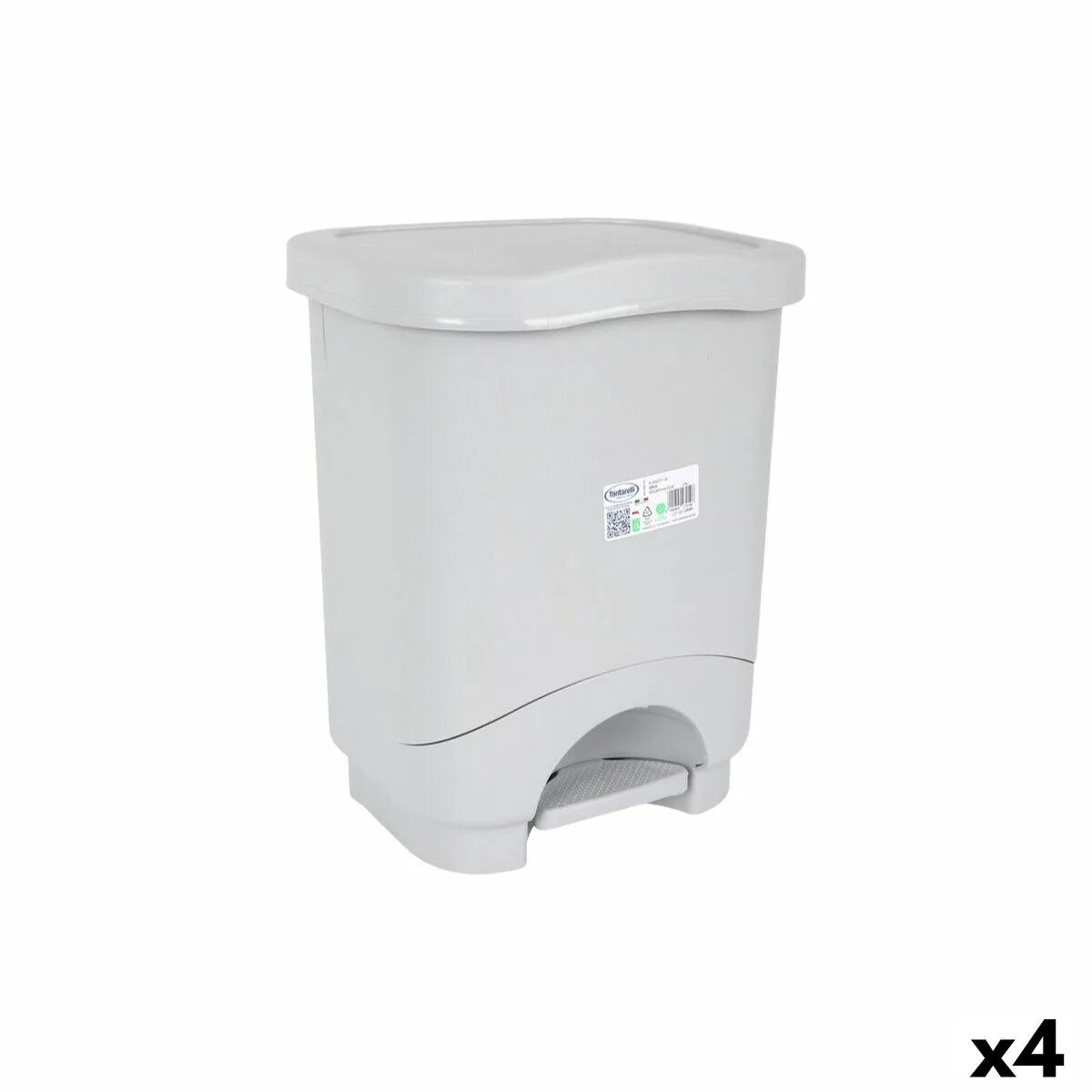 Seau a dechets avec pedale tontarelli idea gris 24 l 4 unites s223423112. Votre foyer mérite le style et le confort des produits Diaytar Home.