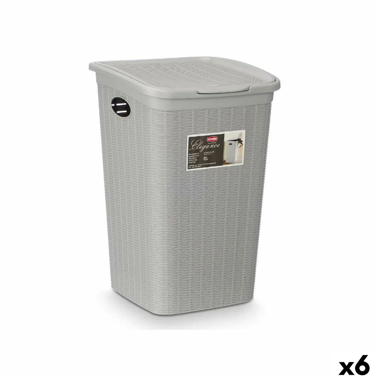 Seau de conteneur stefanplast 30081 gris clair plastique 50 l 36 x 54 5 x 38 cm 6 unites s363267129. Diaytar, c'est la vitrine ultime des produits qui comptent vraiment, ceux qui simplifient et embellissent existant.