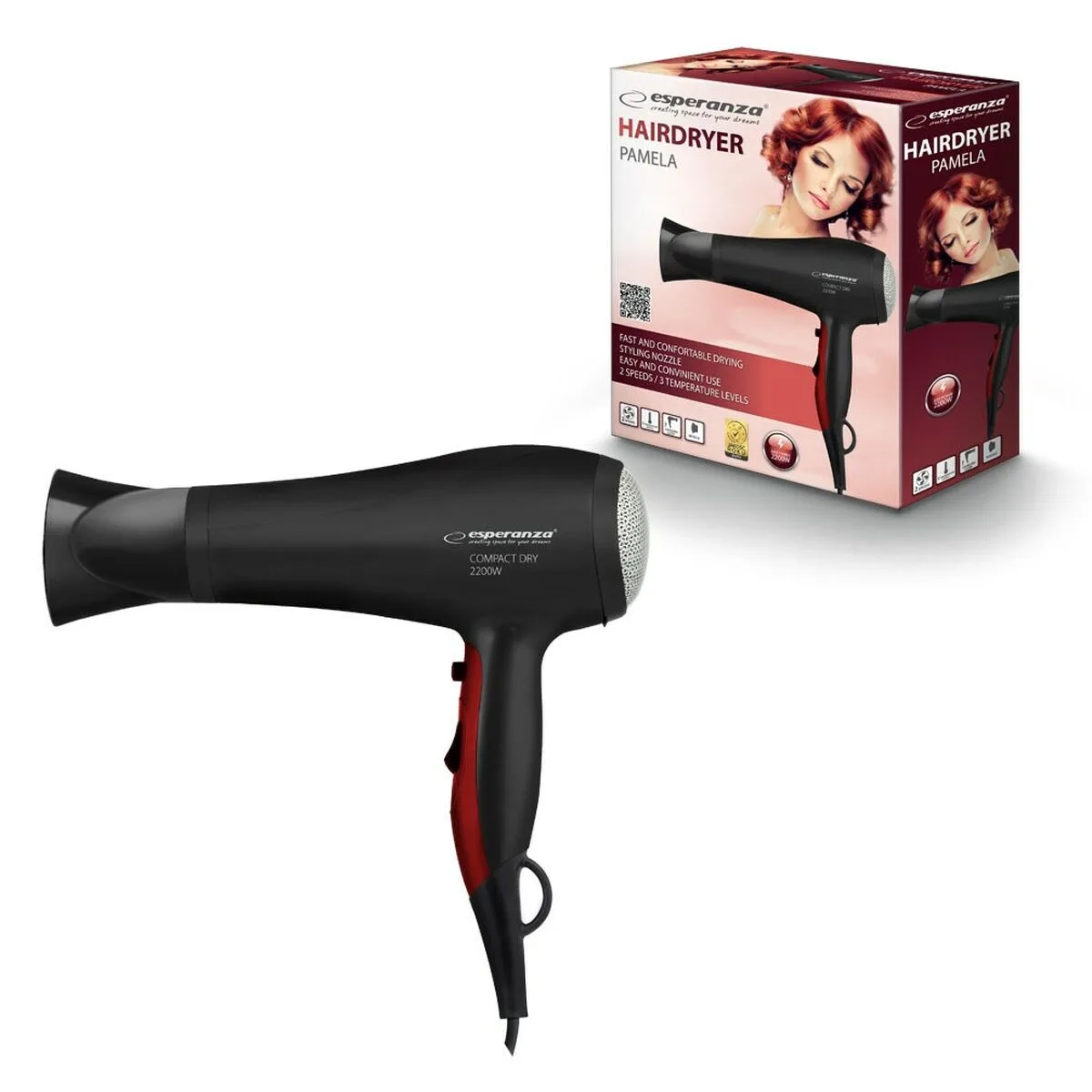 Seche cheveux esperanza ebh004k noir 2200 w s910245390. Chez Diaytar, chaque achat est une expérience unique. Explorez notre sélection premium !