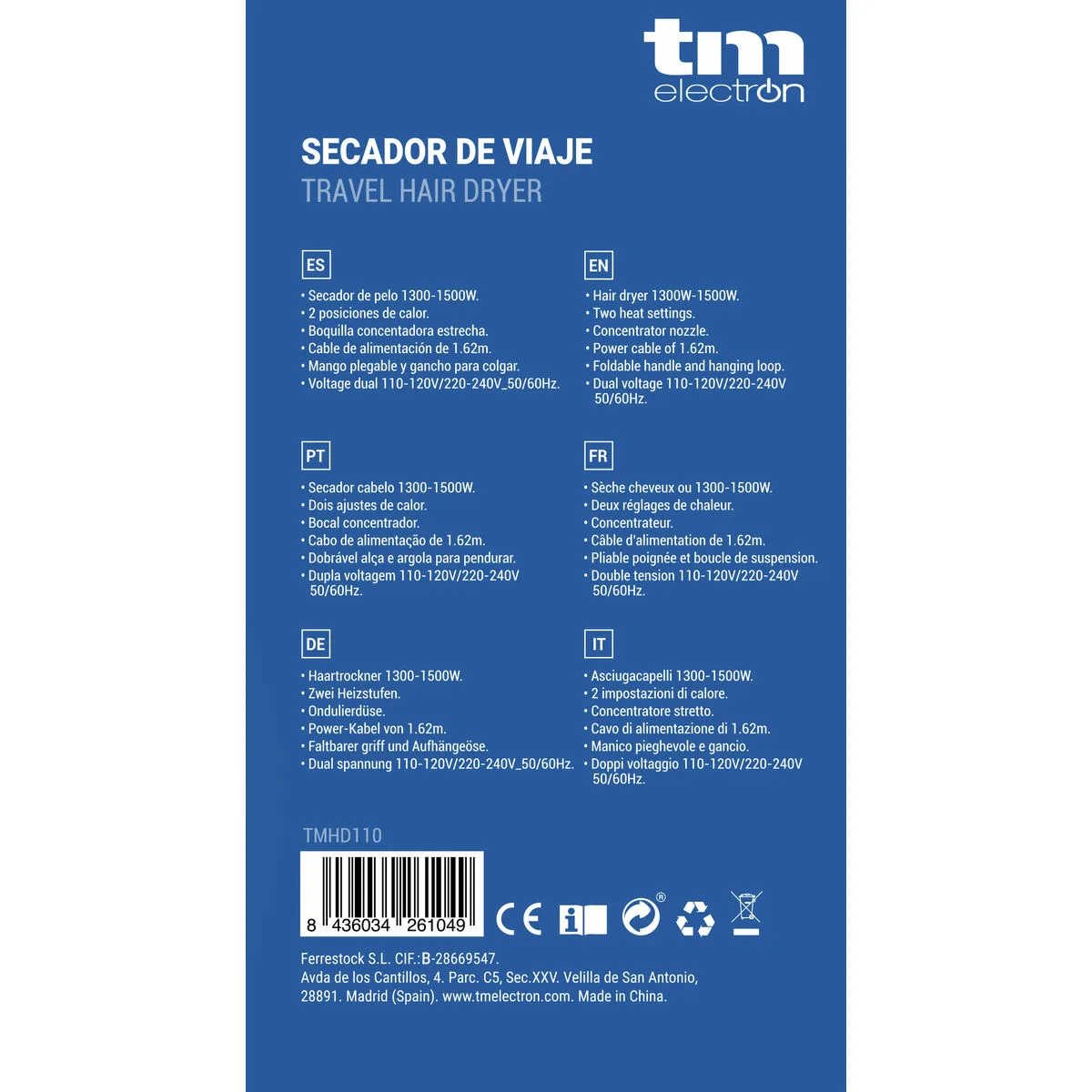 Seche cheveux tm electron 1500 w s650218052. Diaytar a été conçu pour ceux qui refusent le compromis. Ici, chaque produit est une victoire du qualitatif sur le quantitatif.