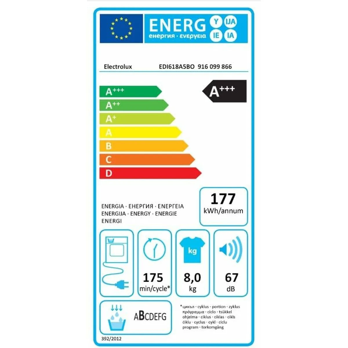 Sechoir a condensation electrolux edi618a5bo s045917047. Notre ambition pour Diaytar : devenir le réflexe numéro 1 lorsque vous pensez 'produit génial'.