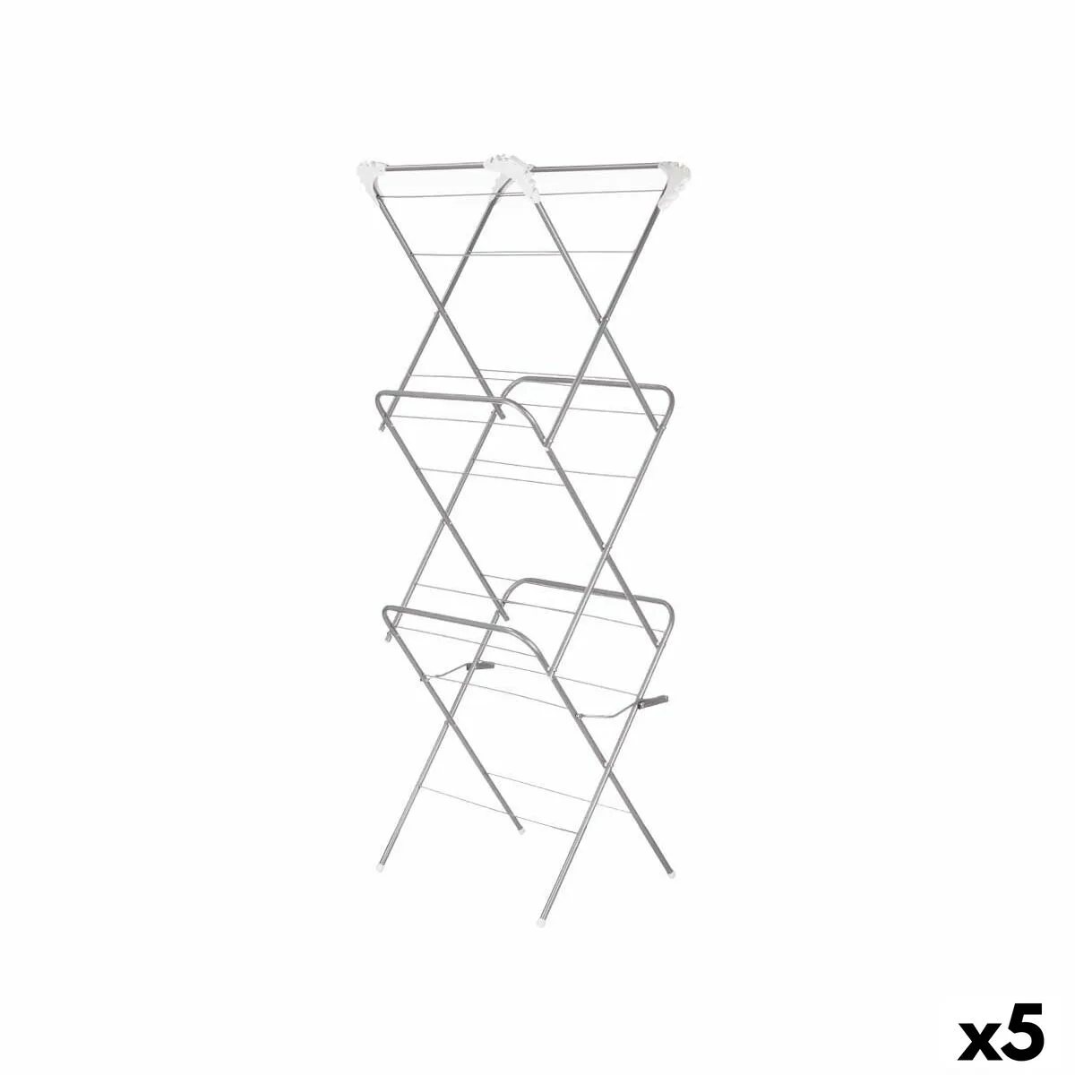 Sechoir pliable kipit wr4062a 1nb 488 blanc argente polypropylene fer 47 x 41 x 136 cm vertical 5 unites s362892164. Style et élégance se conjuguent parfaitement dans notre rayon mode Diaytar.