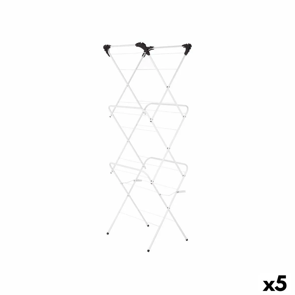 Sechoir pliable kipit wr4062a 1nb 489 blanc noir polypropylene fer 47 x 41 x 136 cm vertical 5 unites s362891978. Notre philosophie : le produit parfait n'existe pas. C'est pourquoi Diaytar en propose des milliers, pour que vous le créiez.