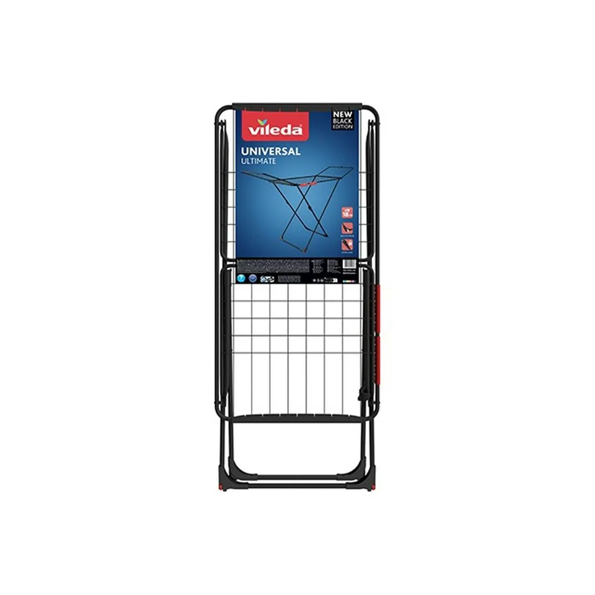 Sechoir pliable vileda universal black 174100 180 x 55 x 93 cm s792391022. Votre boutique de confiance Diaytar vous accompagne dans tous vos projets.