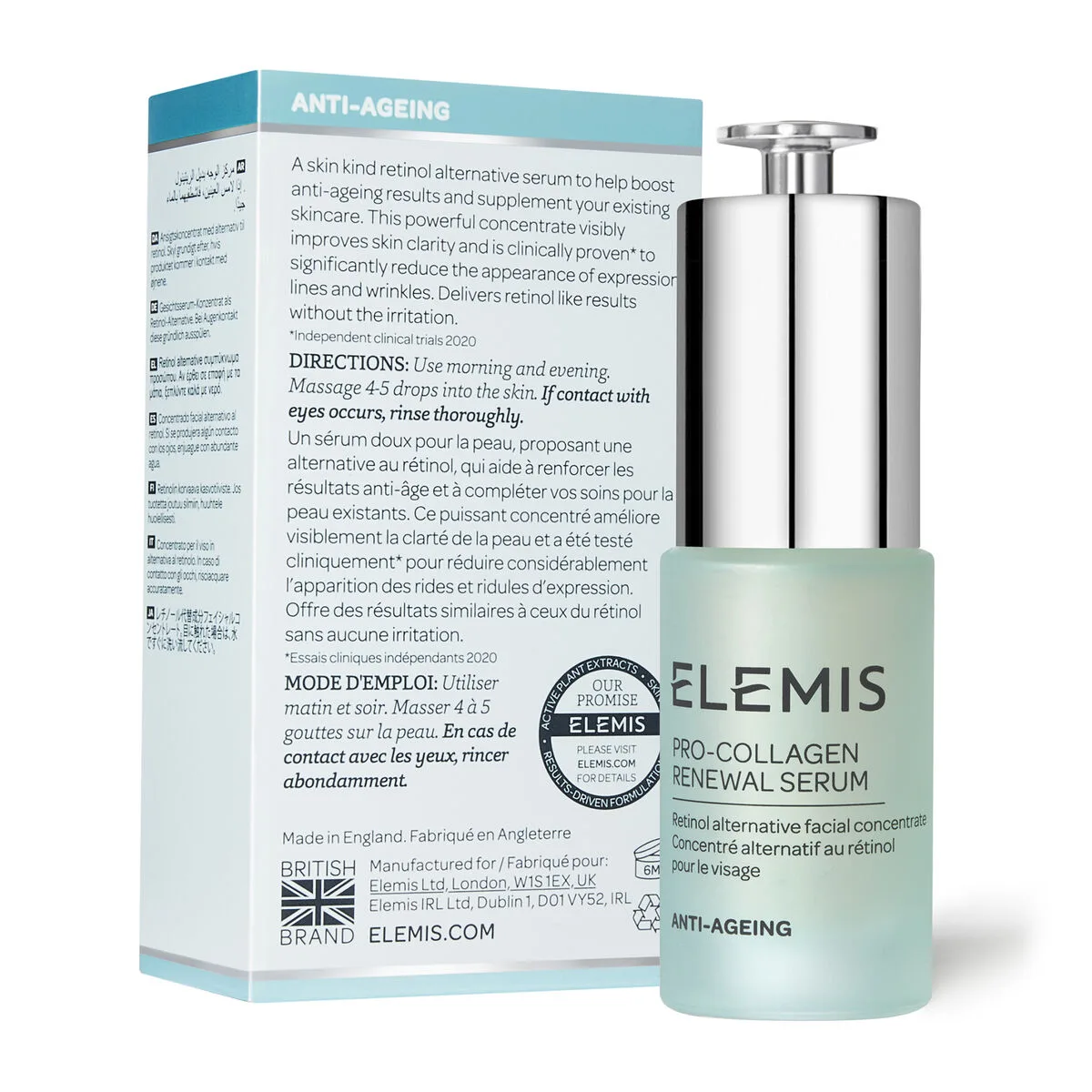 Serum visage elemis collagen 15 ml s0511299456. L'excellence à portée de clic avec la boutique en ligne Diaytar.