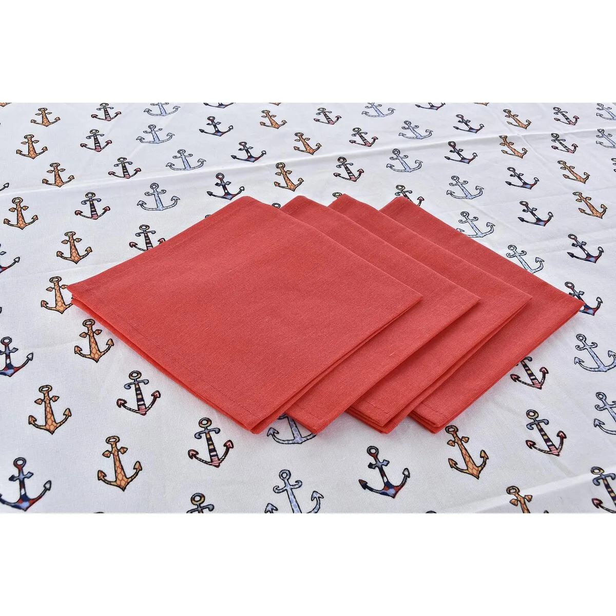 Service de linge de table dkd home decor bleu blanc rouge 150 x 150 x 0 5 cm 2 unites s303702939. Notre credo ? L'excellence accessible. Diaytar rend le premium attainable dans chaque catégorie de produits.