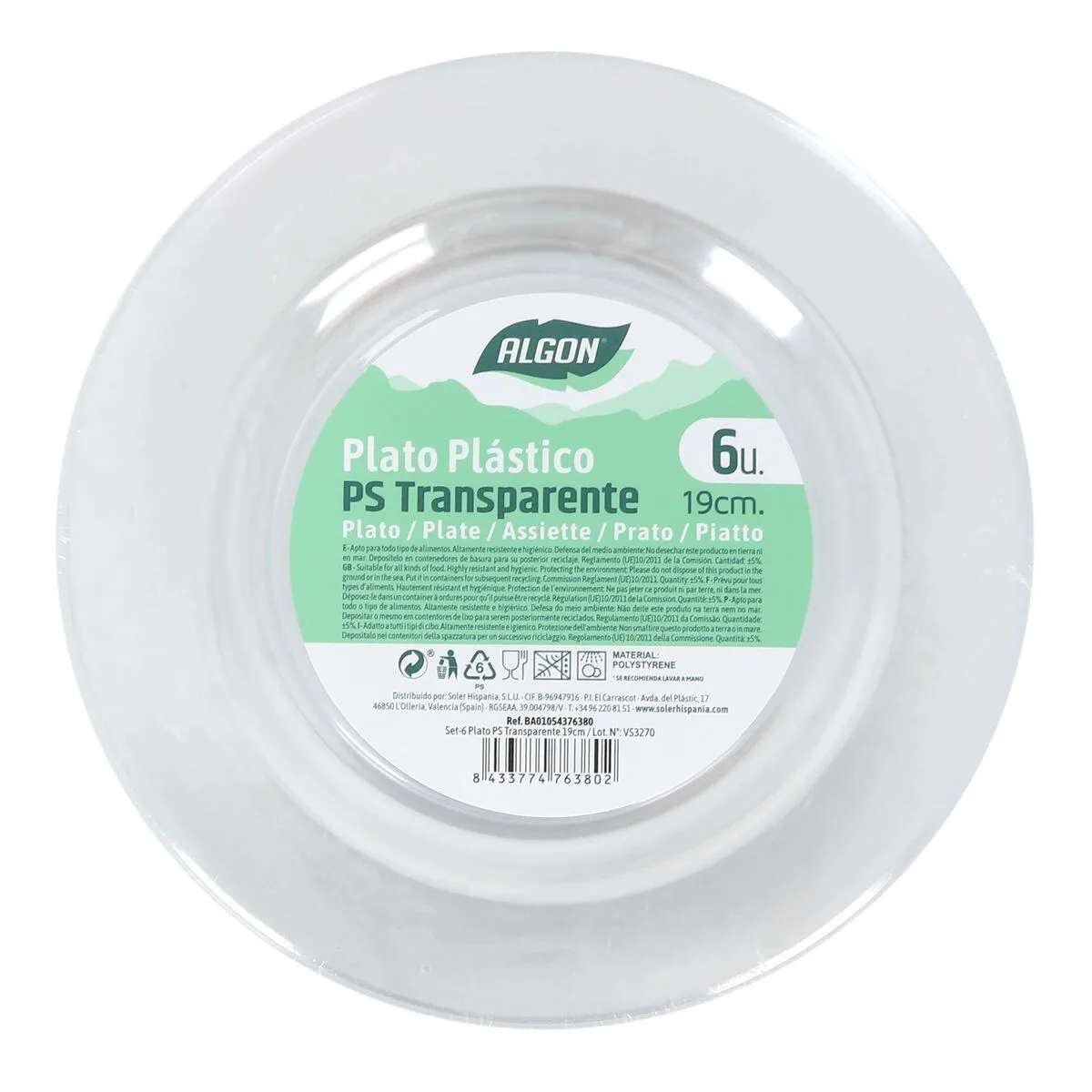 Service de vaisselle algon 19 cm 6 pieces 24 unites s223558723. Découvrez l'univers Diaytar - Des milliers de produits sélectionnés avec soin pour vous.