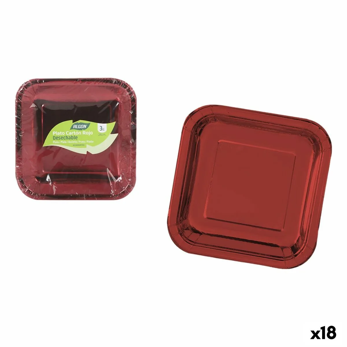Service de vaisselle algon rouge 26 cm 3 pieces 18 unites s223448188. Diaytar, c'est l'assurance de produits qui durent, tant dans leur construction que dans leur style intemporel.