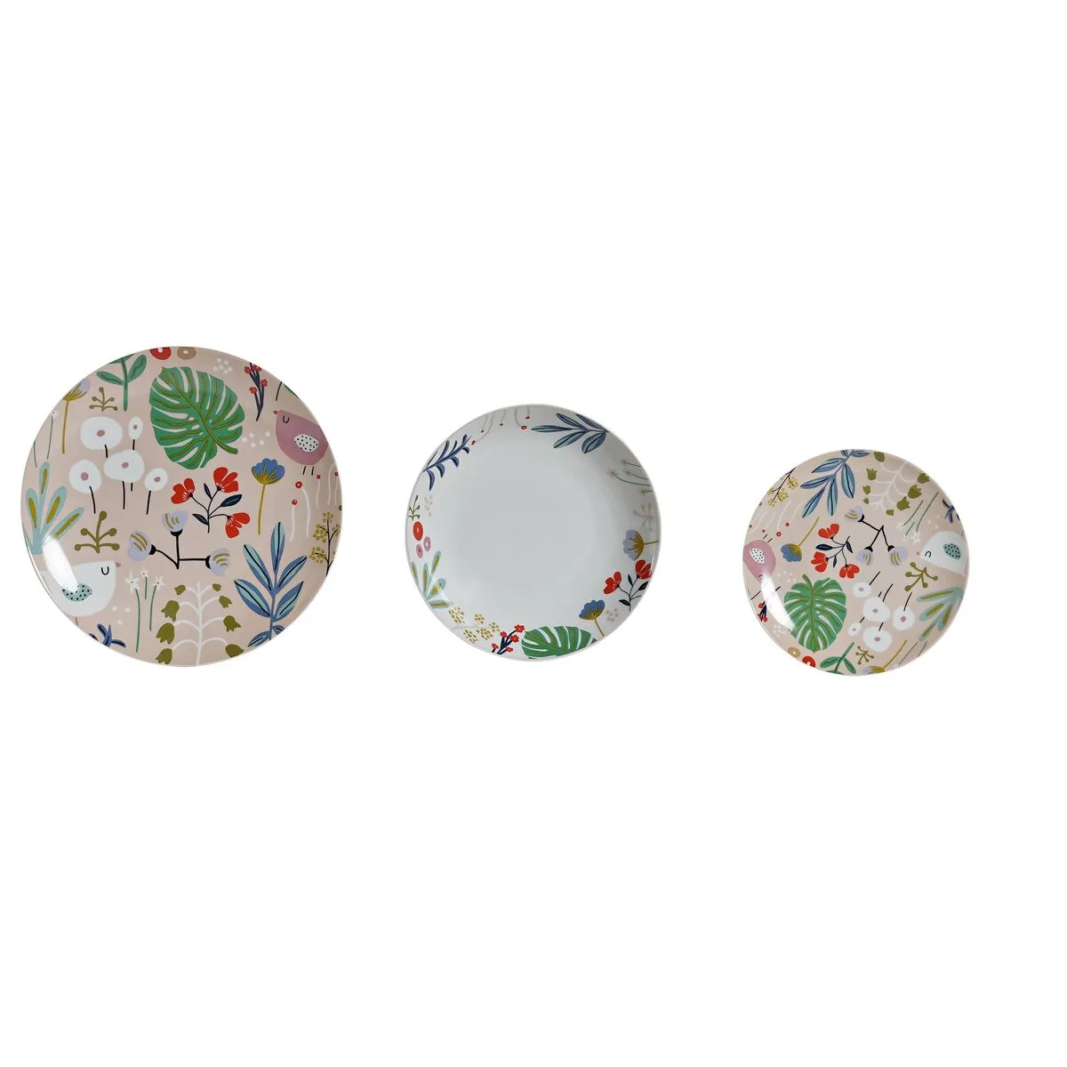 Service de vaisselle dkd home decor multicouleur porcelaine fleurs urbaine 27 x 27 x 3 cm 18 pieces 18 pcs s303730198. Diaytar, le partenaire de ceux qui veulent une vie mieux équipée, mieux designée et plus connectée, tout simplement.Diaytar : Le laboratoire des tendances où naissent vos futurs produits préférés, des essentiels aux plus innovants.