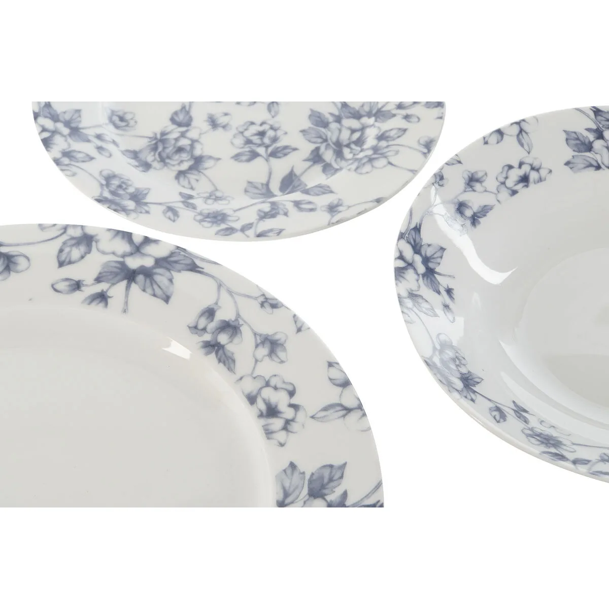Service de vaisselle home esprit bleu porcelaine floral 18 pieces 27 x 27 x 2 cm s305451198. L'excellence à portée de clic avec la boutique en ligne Diaytar.