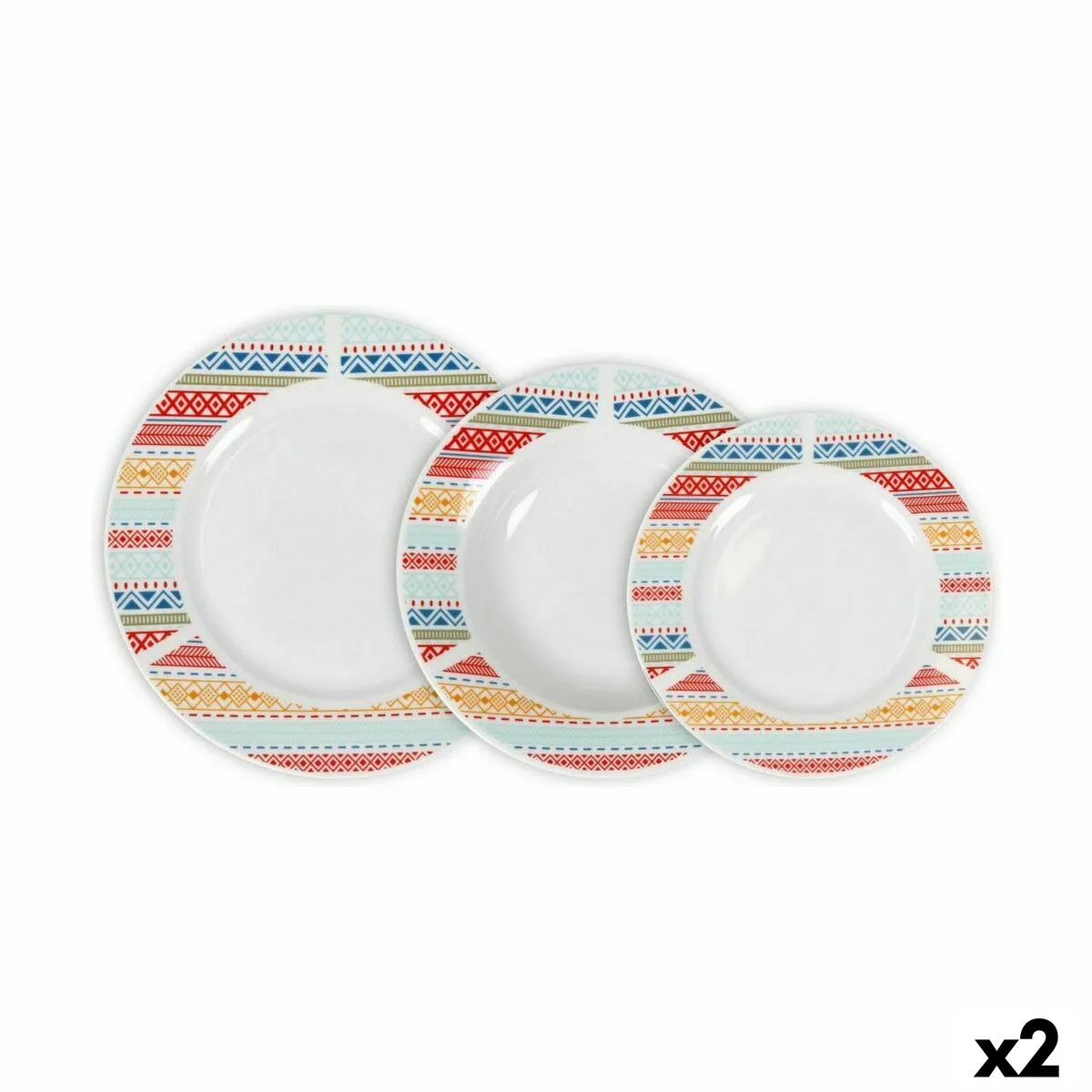 Service de vaisselle la mediterranea palma ronde 18 pieces 2 unites s223262595. Diaytar révolutionne votre expérience d'achat en ligne avec une curation unique de produits tendance, high-tech et lifestyle