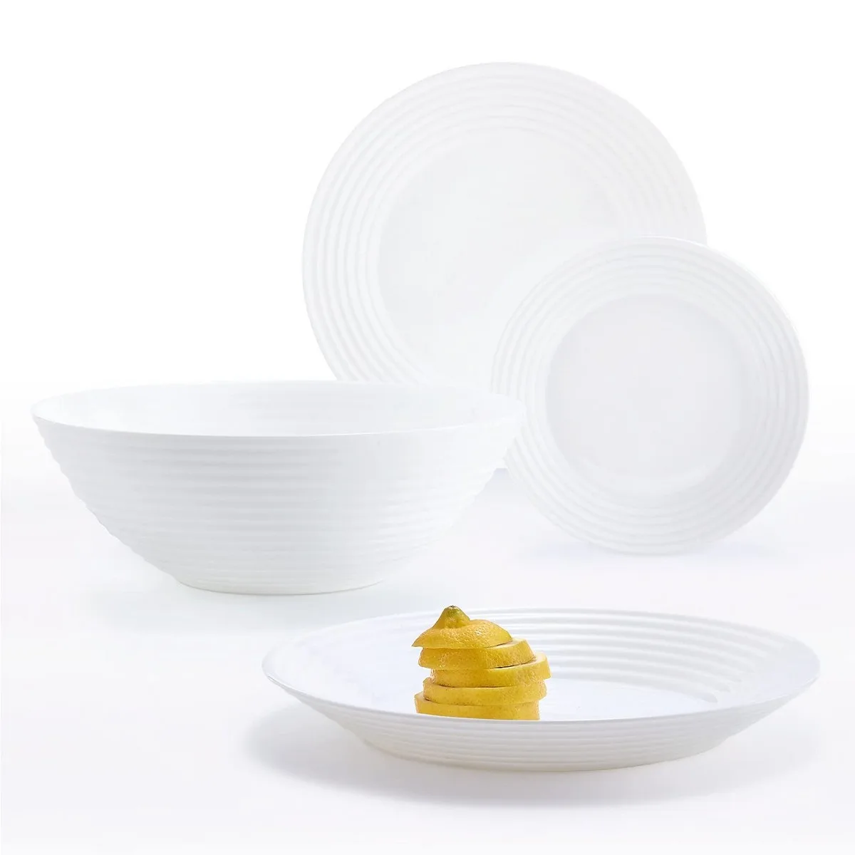 Service de vaisselle luminarc harena blanc verre 19 pieces s270576578. Diaytar c'est bien plus qu'une boutique en ligne : c'est un concept où chaque produit, de l'électronique à la décoration, raconte une histoire