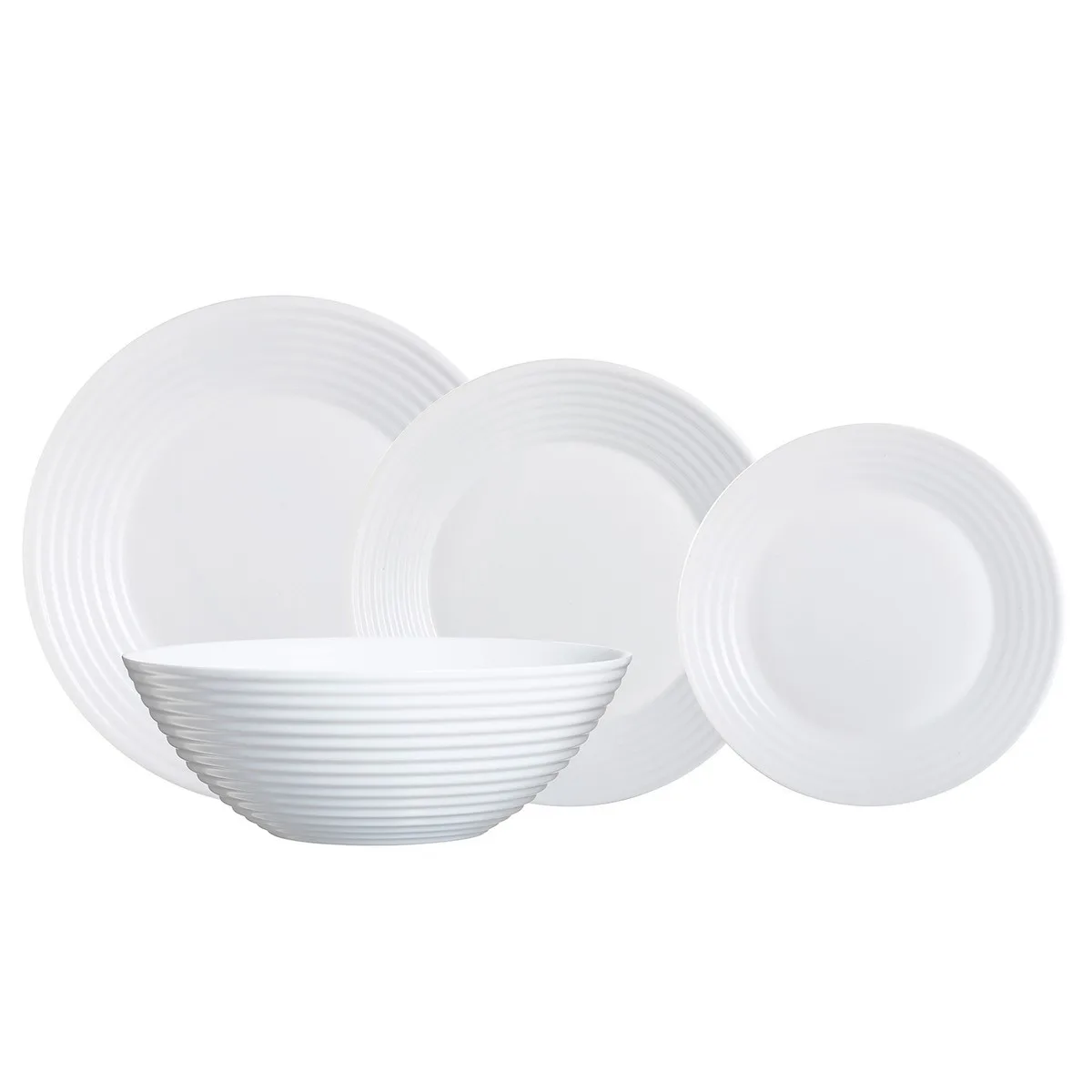 Service de vaisselle luminarc harena blanc verre 19 pieces s270576594. Bienvenue dans la famille Diaytar. Ici, on ne parle pas de clients, mais de co-créateurs d'un quotidien meilleur.