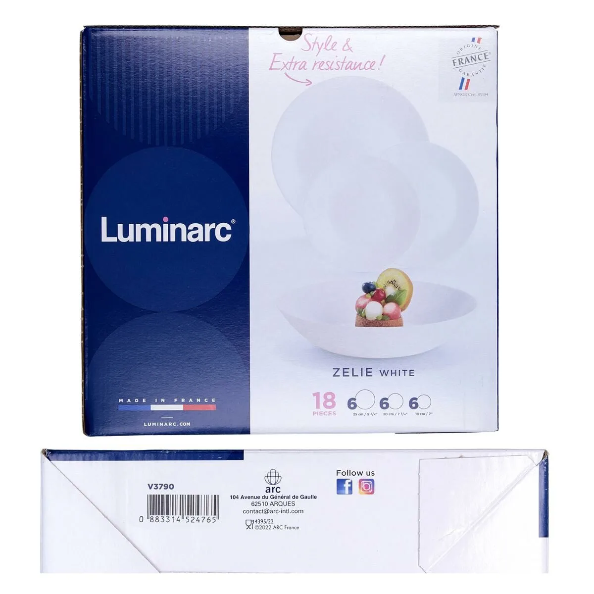 Service de vaisselle luminarc zelie blanc verre 18 pieces s271047866. Diaytar s'adapte à vos besoins avec une gamme complète et variée.