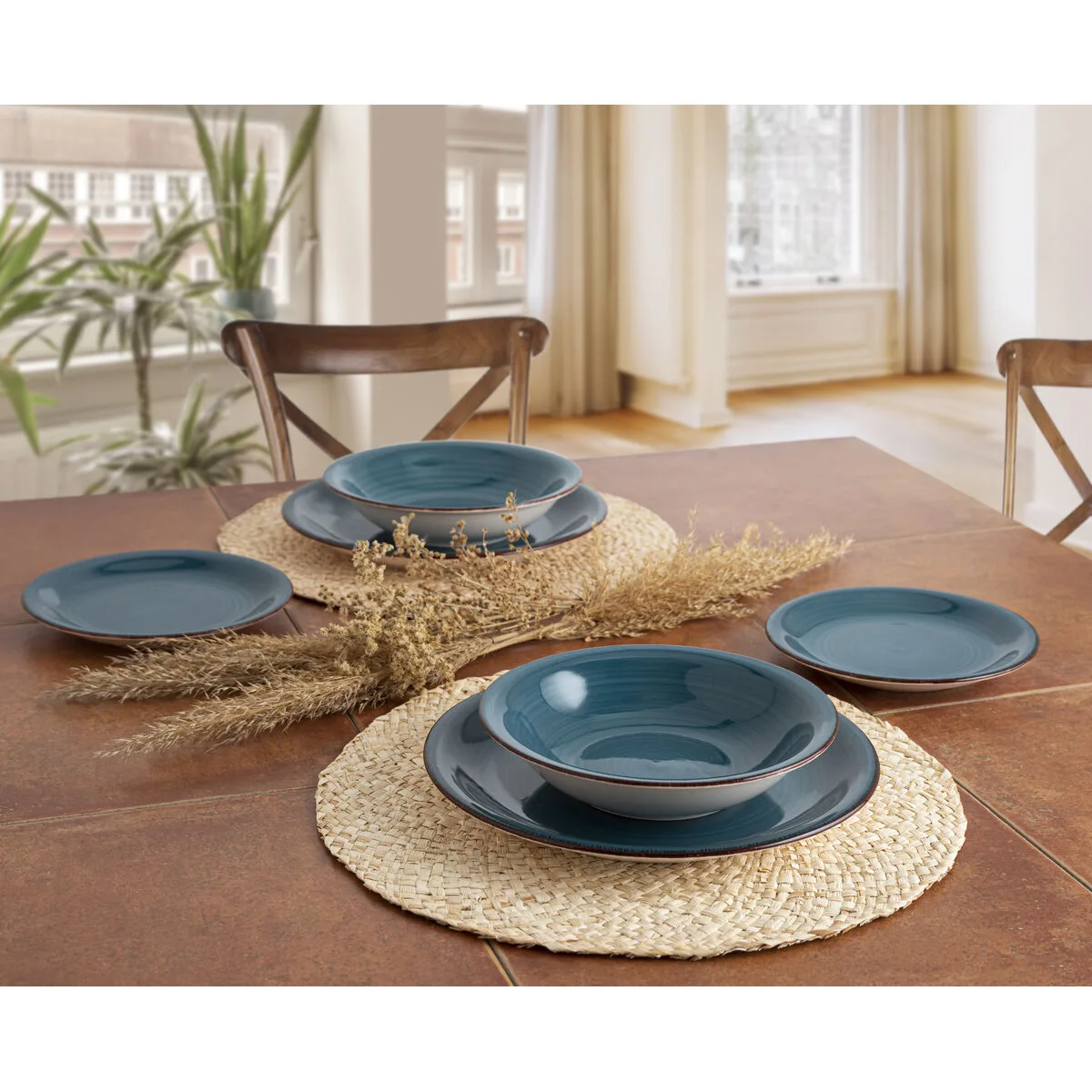 Service de vaisselle quid vita 18 pieces ceramique bleu s270632668. Diaytar cultive l'art de la surprise en vous proposant constamment de nouveaux produits généraux et high-tech inattendus