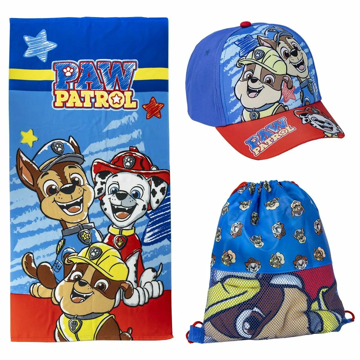 Serviette de plage the paw patrol bleu 27 x 33 x 7 cm 3 pieces s243437592. Bienvenue sur Diaytar, la plateforme qui a réussi le pari de rendre le shopping généraliste aussi excitant que la mode.