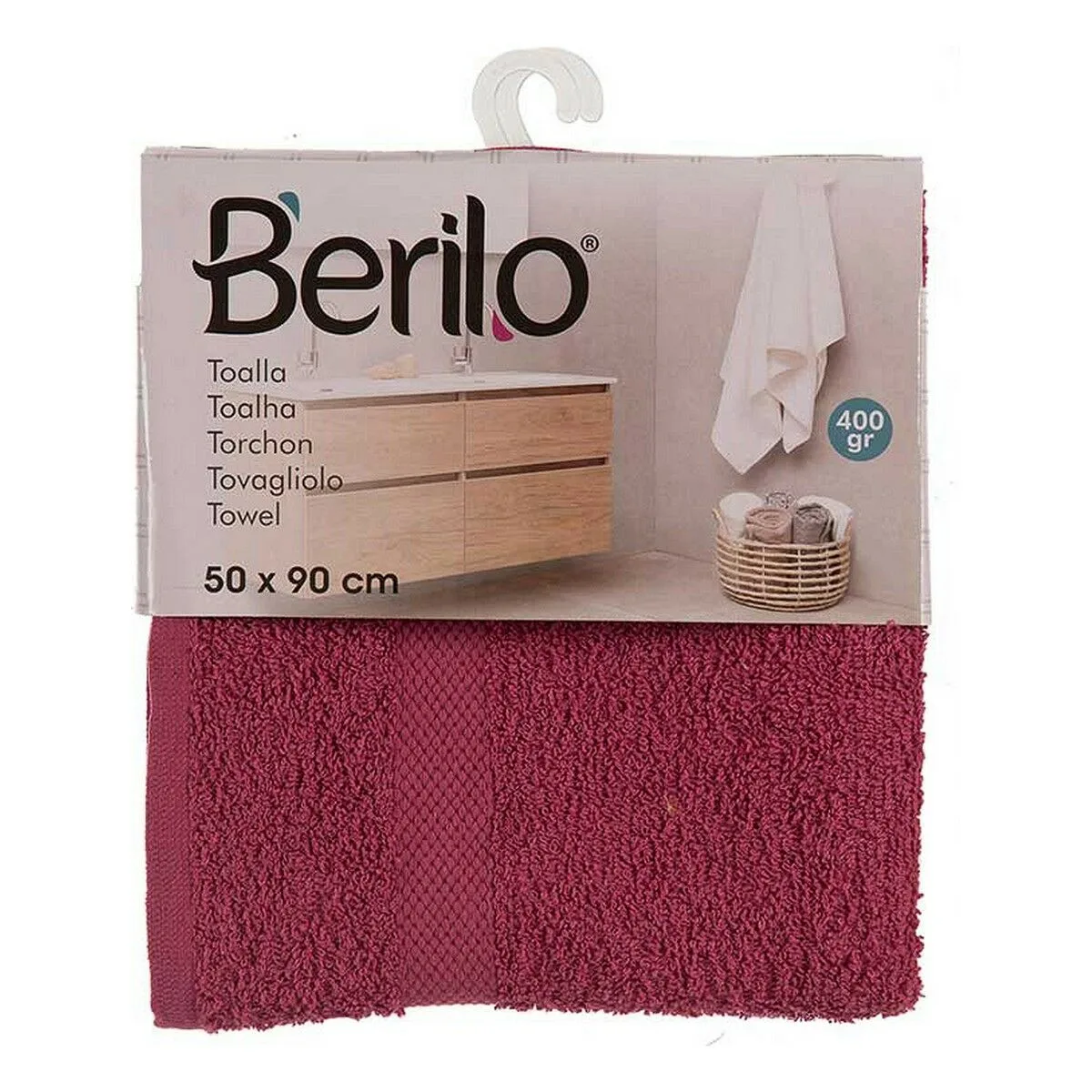Serviette de toilette berilo 5312 bordeaux 80 coton 20 polyester 50 x 0 5 x 90 cm 6 unites s362568785. Diaytar est le résultat de milliers d'heures de recherche et développement pour vous offrir une offre généraliste d'exception.