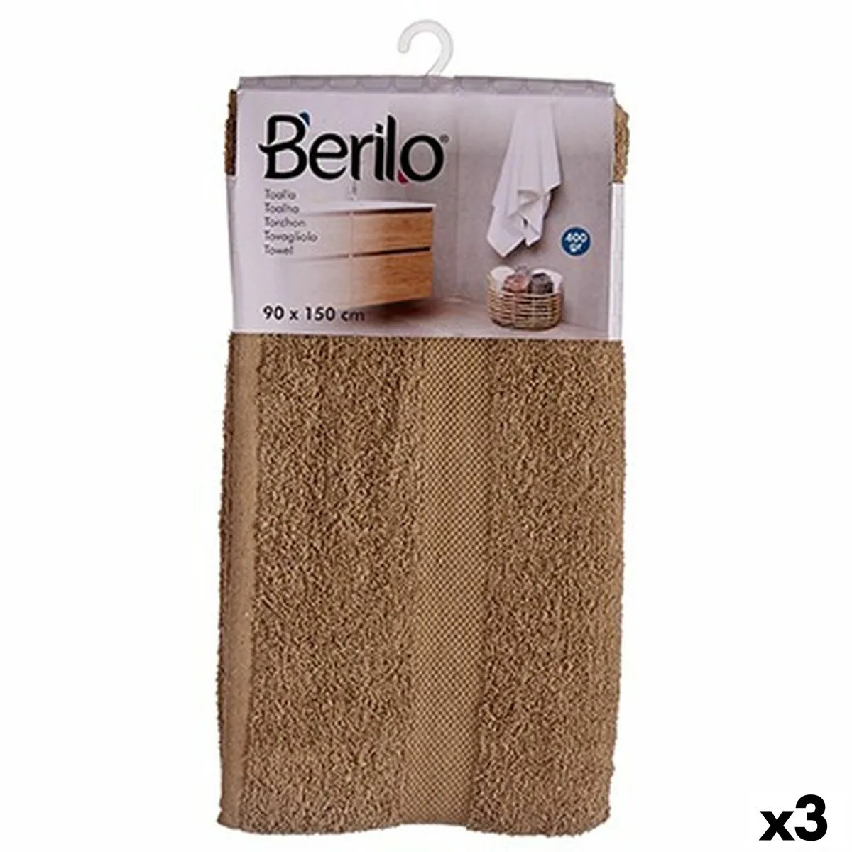 Serviette de toilette berilo 89663 camel 80 coton 20 polyester 90 x 150 cm 3 unites s362523675. Chez Diaytar, chaque visite est l'occasion de découvrir un nouveau produit génial, qu'il soit électronique ou domestique
