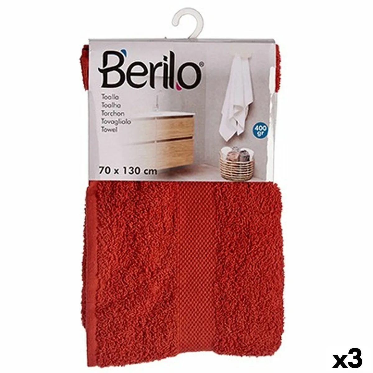 Serviette de toilette berilo 89666 tuile 80 coton 20 polyester 70 x 130 cm 3 unites s362523948. Bien plus qu'un simple site, Diaytar est une expérience de découverte permanente de produits utiles, beaux et novateurs