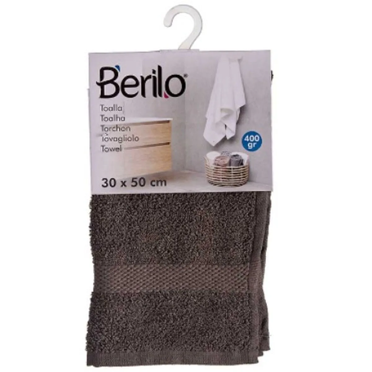 Serviette de toilette berilo 89668 gris 80 coton 20 polyester 30 x 50 cm 12 unites s362524119. Diaytar, c'est l'assurance de découvrir des produits que vous ne trouverez nulle part ailleurs, tous domaines confondus