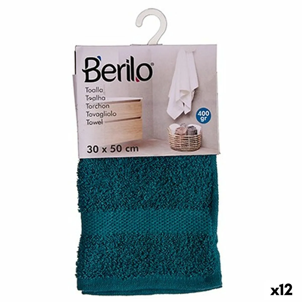 Serviette de toilette berilo 89672 bleu 80 coton 20 polyester 30 x 50 cm 12 unites s362524553. Notre philosophie : le produit parfait n'existe pas. C'est pourquoi Diaytar en propose des milliers, pour que vous le créiez.