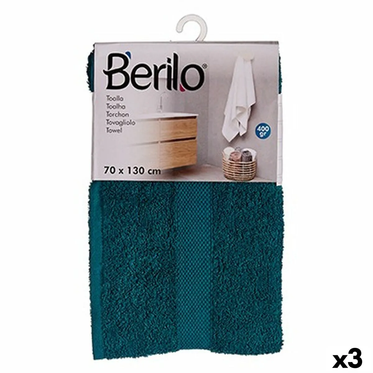 Serviette de toilette berilo 89674 bleu 80 coton 20 polyester 70 x 130 cm 3 unites s362524743. Nous avons conçu Diaytar pour être intuitif, comme vos produits préférés. Simple, efficace, et terriblement séduisant.