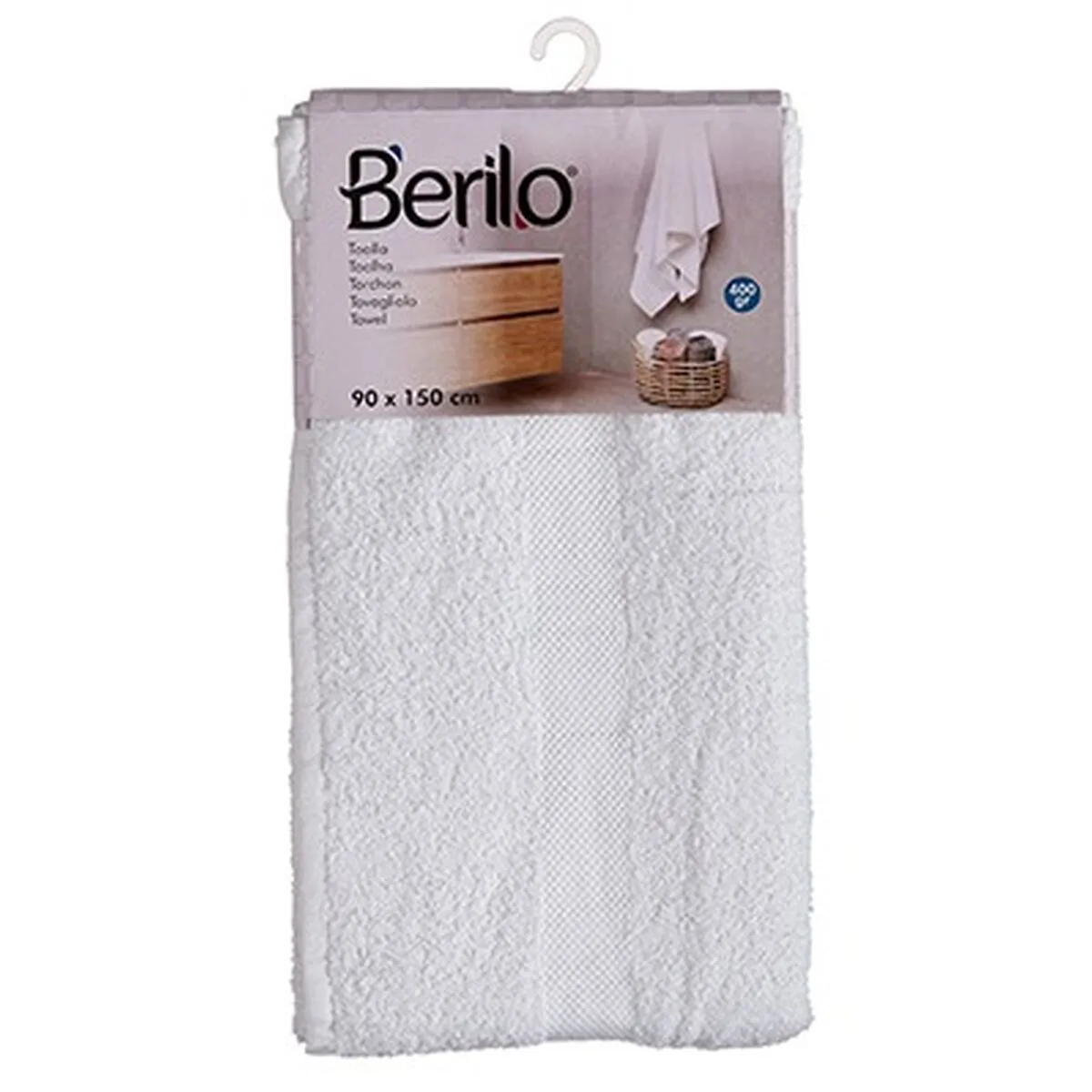 Serviette de toilette berilo 89679 blanc 80 coton 20 polyester 90 x 150 cm 90 x 0 5 x 150 cm 3 unites s362531543. Diaytar, c'est l'assurance de produits qui durent, tant dans leur construction que dans leur style intemporel.