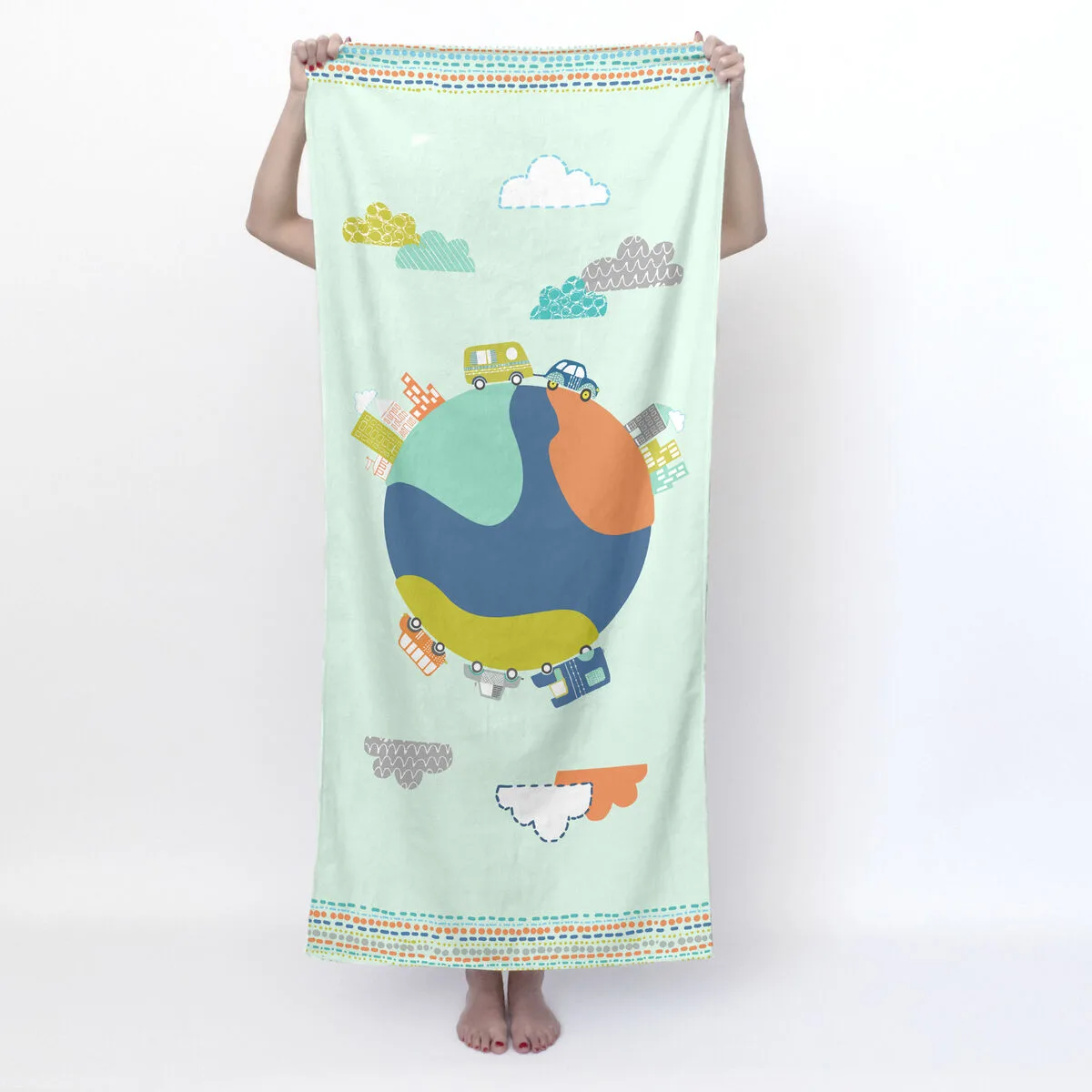 Serviette de toilette happyfriday moshi moshi holidays multicouleur 70 x 150 cm d161131758. Diaytar, le trait d'union entre vos besoins pratiques et vos aspirations esthétiques, à travers une offre généraliste pointue