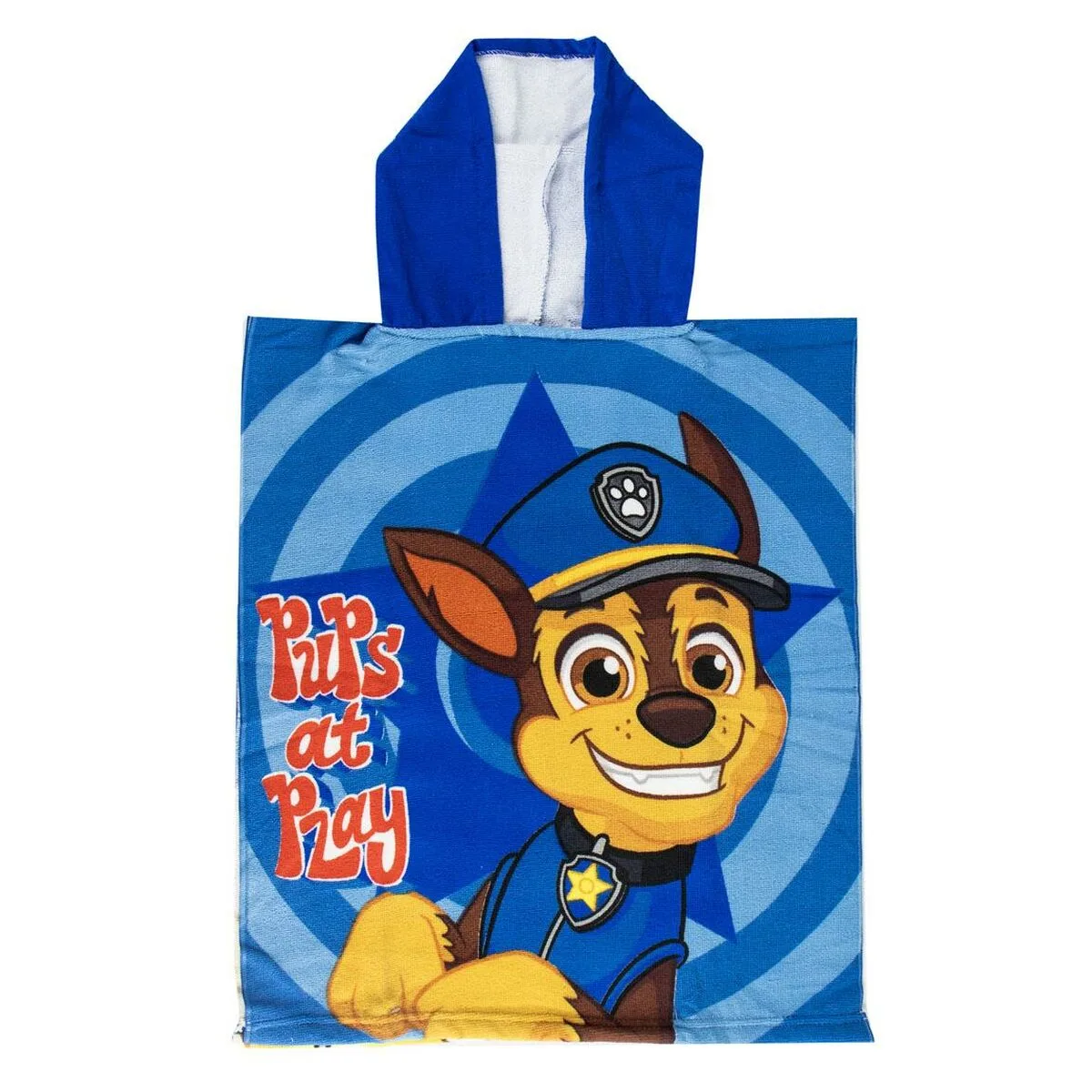 Serviette poncho avec capuche the paw patrol bleu 50 x 115 cm s074284612. Chez Diaytar, nous transformons vos envies en réalité avec style.