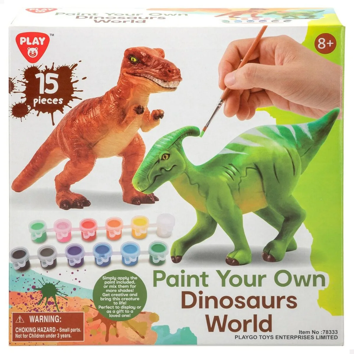 Set 2 dinosaures playgo 15 pieces 6 unites 14 5 x 9 5 x 5 cm dinosaures pour peindre s890037316. Nous sélectionnons pour Diaytar des produits qui ont une histoire, une âme, et qui sauront trouver une place dans la vôtre.