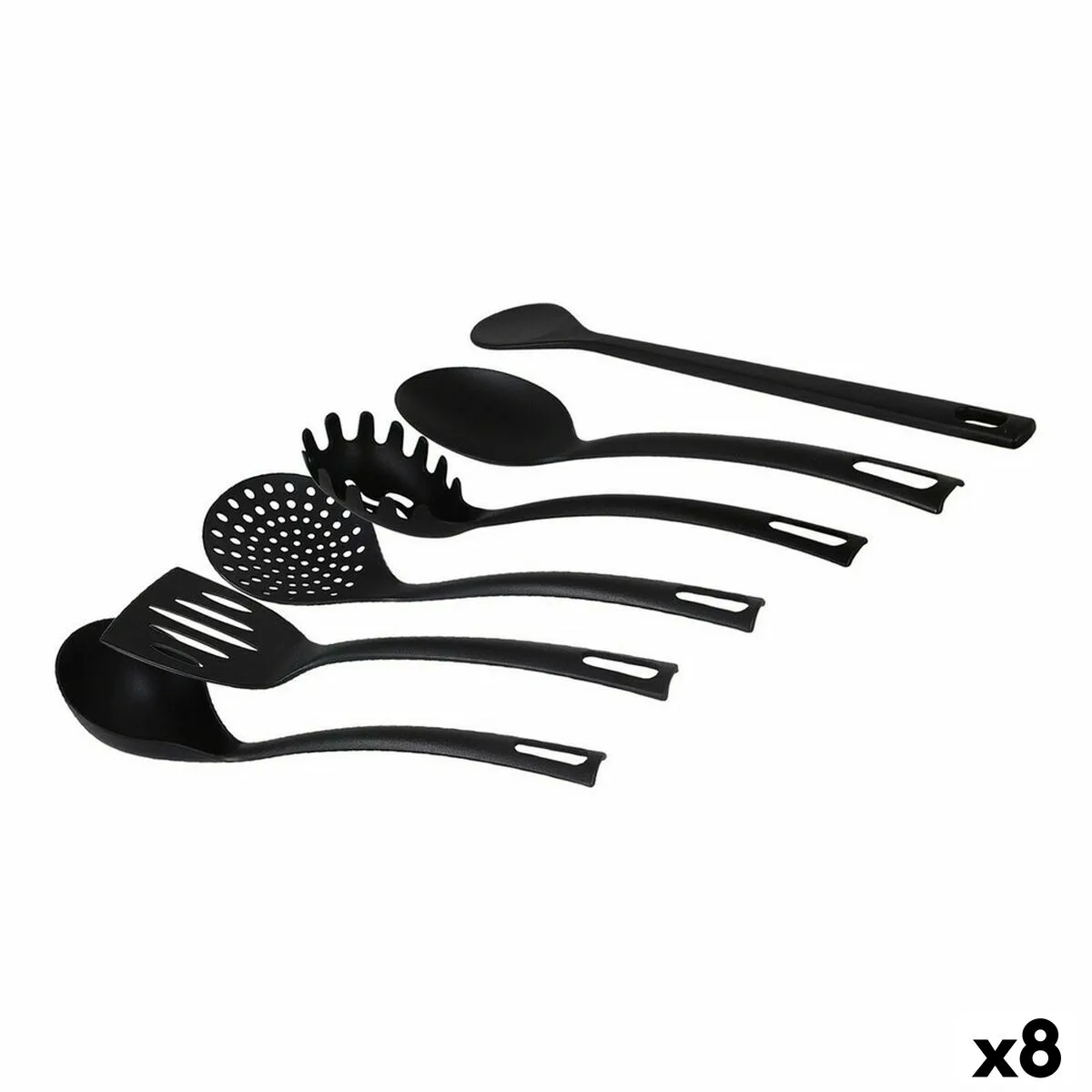 Set d ustensiles de cuisine quttin quttin noir 6 pieces 8 unites 6 pcs s222665181. La qualité Diaytar : un engagement, une promesse, une satisfaction garantie.