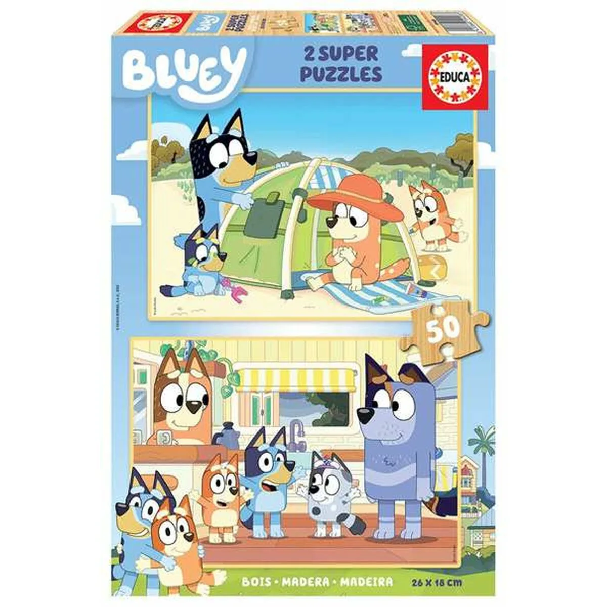 Set de 2 puzzles educa bois 50 pieces s245571262. Plongez dans l'univers Diaytar, votre référence pour des produits du quotidien, high-tech et déco, tous porteurs de tendances