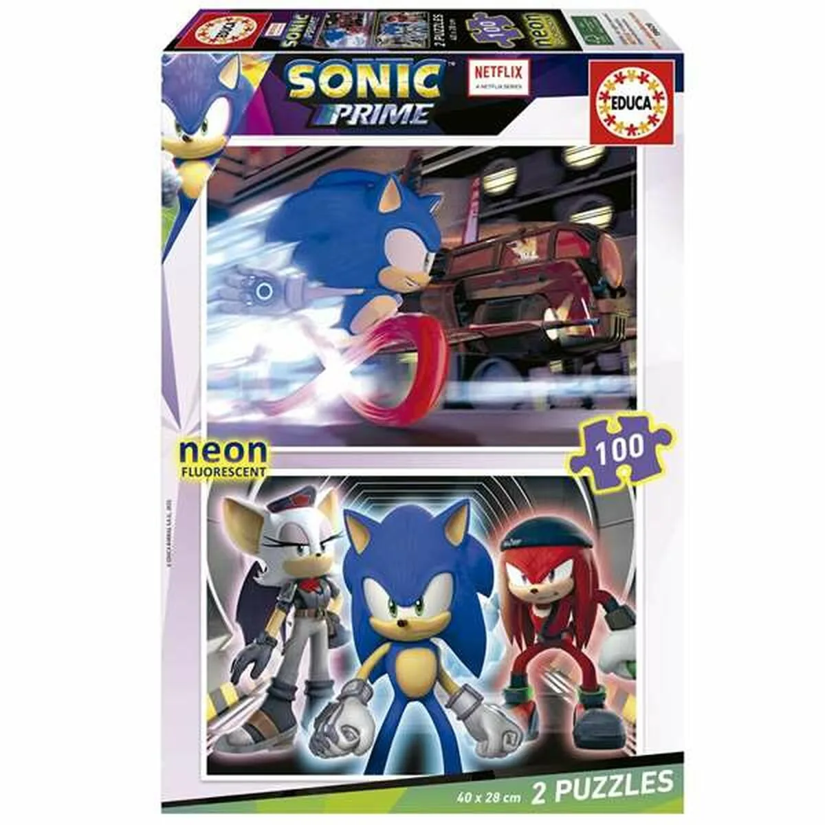 Set de 2 puzzles educa neon sonic 100 pieces s242977523. Chez Diaytar, nous transformons vos envies en réalité avec style.